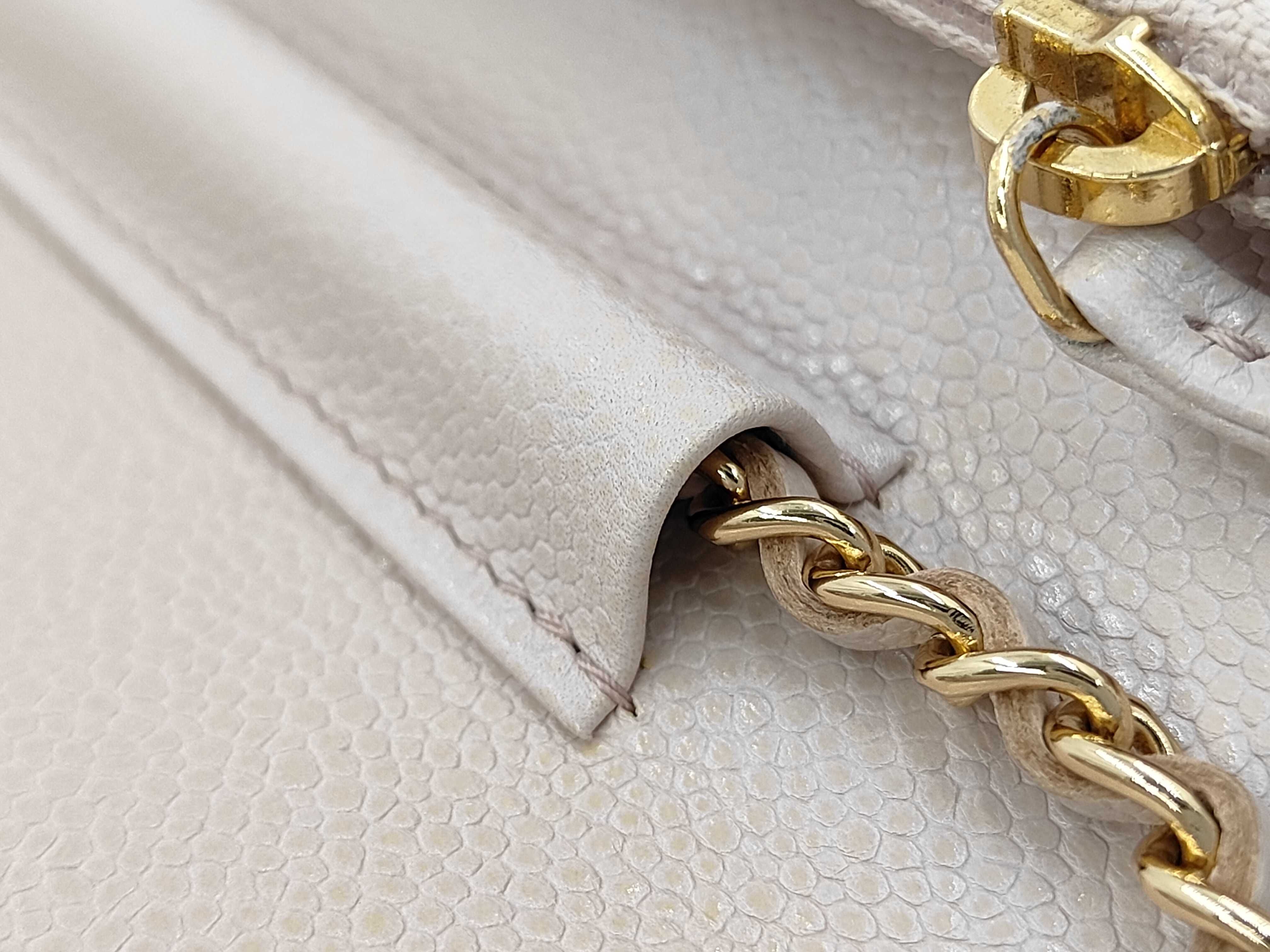 WOC chain bag gold button shoulder bag — view 6