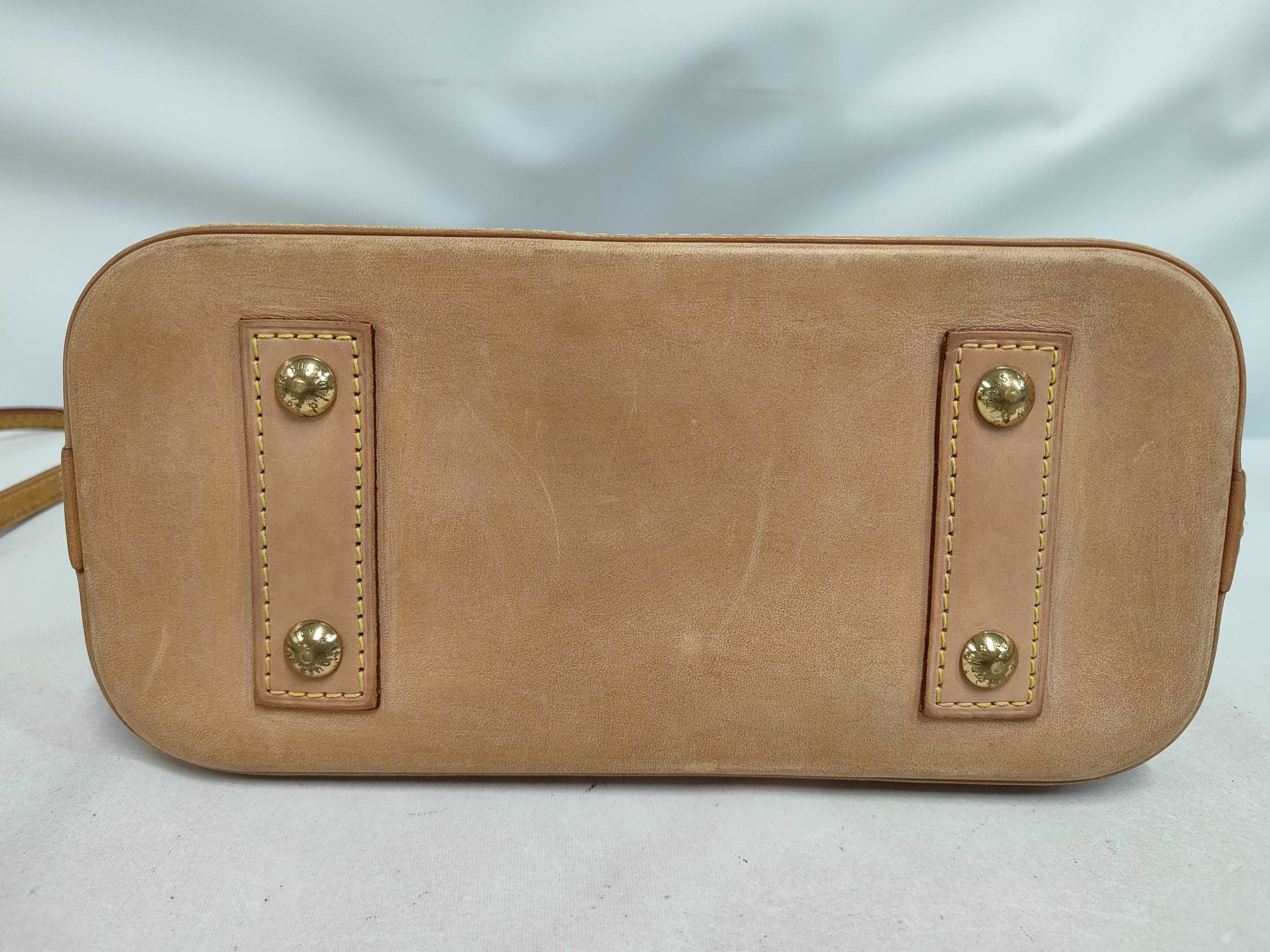 M53152 Monogram Alma BB Handbag with Shoulder Strap, Padlock, 2 Keys, and Clochette — view 4