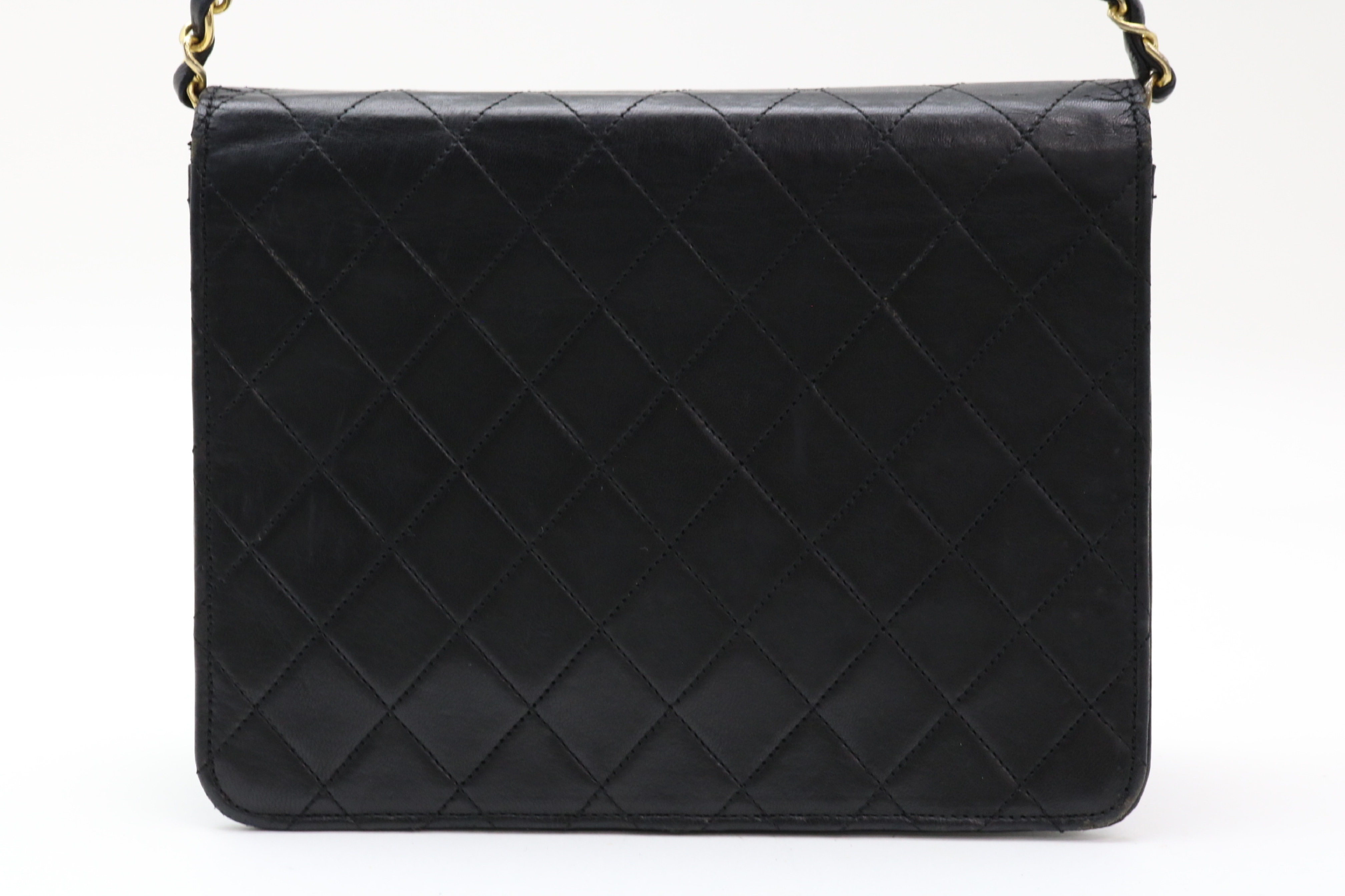 Matelassé Push-Lock Chain Shoulder Bag — view 2