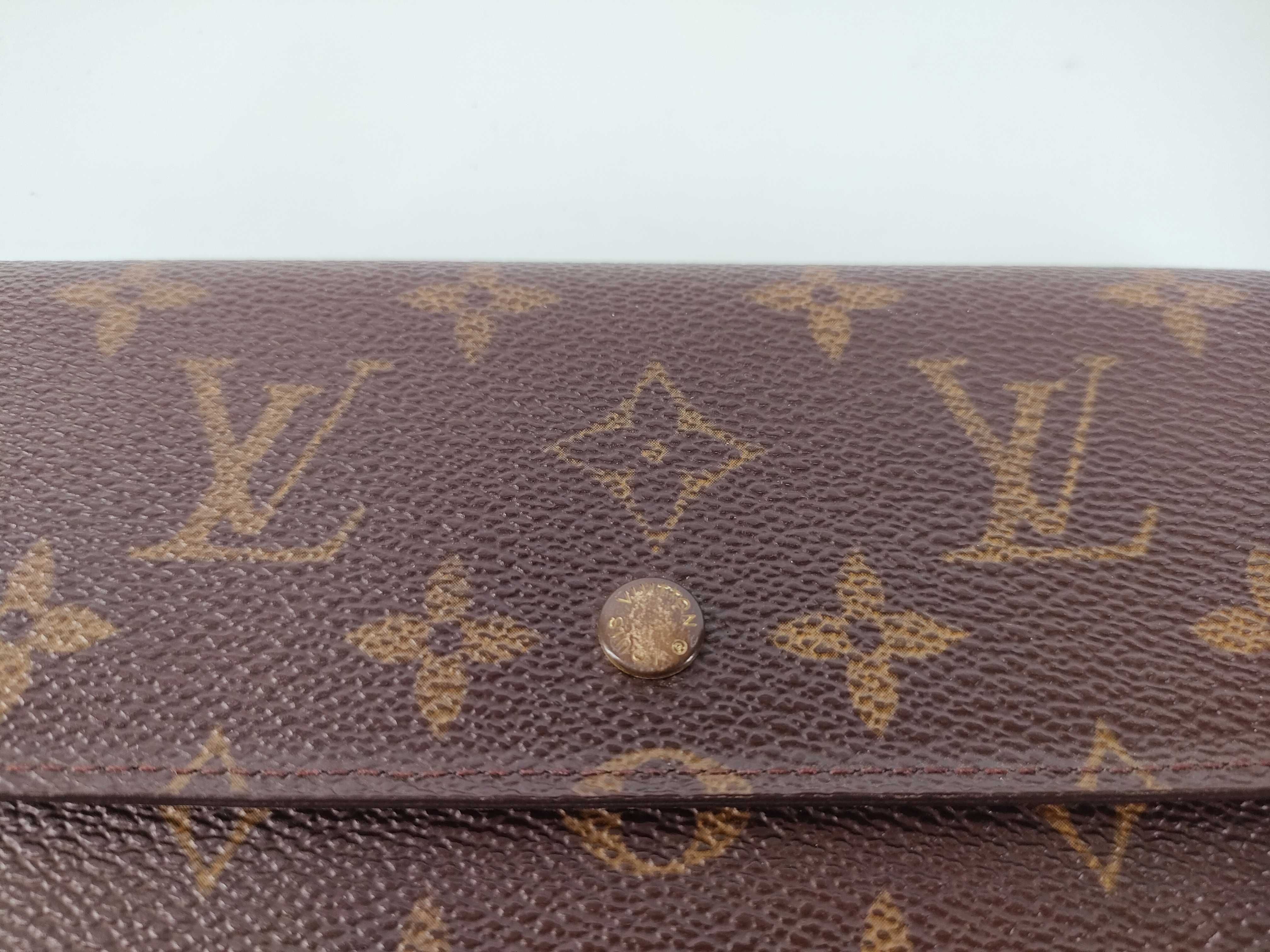 Monogram Louis Vuitton Monogram Portefeuille Tresor International Folding Wallet — view 8