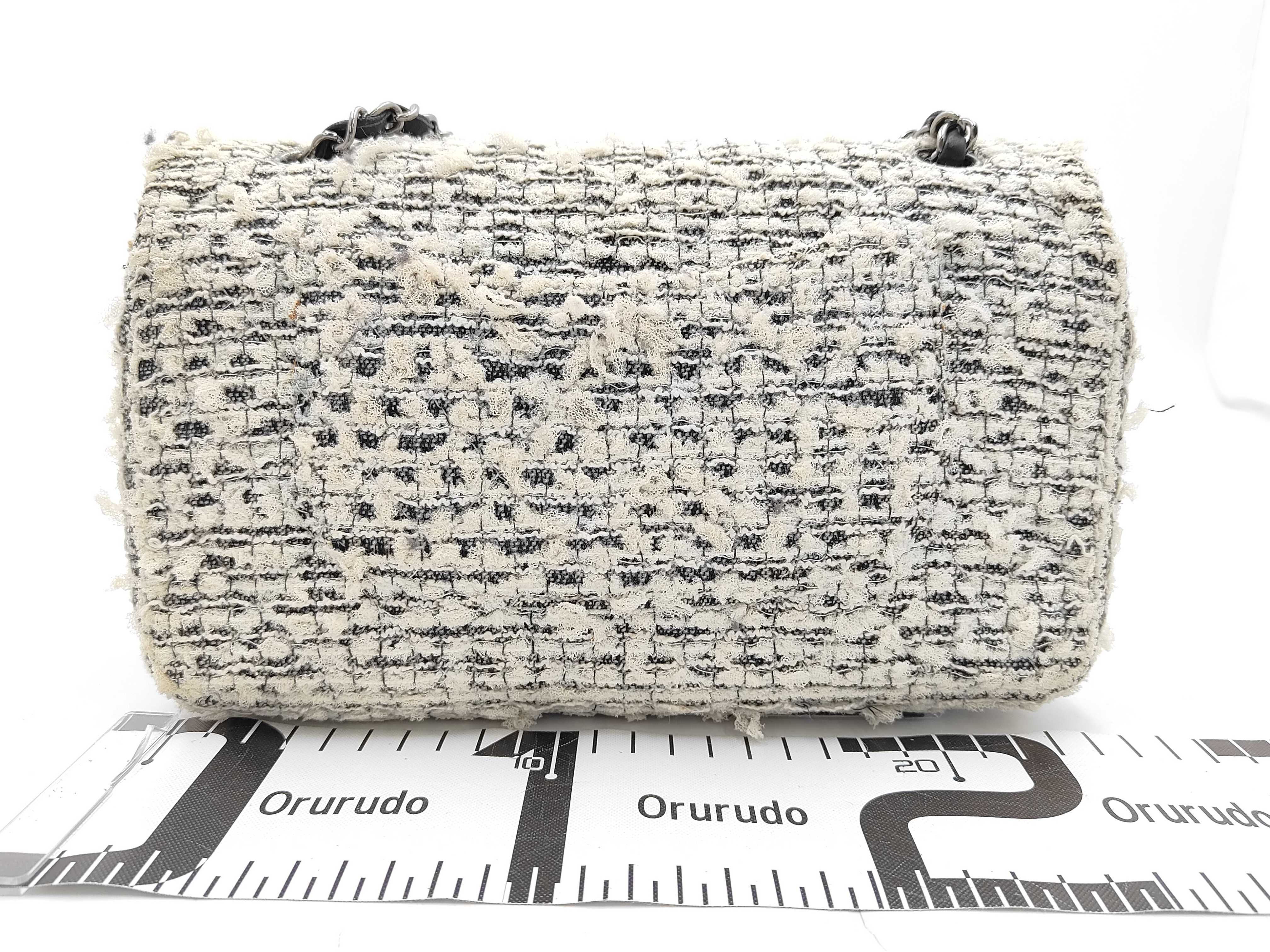 2.55 Tweed Charm Double Flap Shoulder Bag Icon Shoulder Bag — view 2