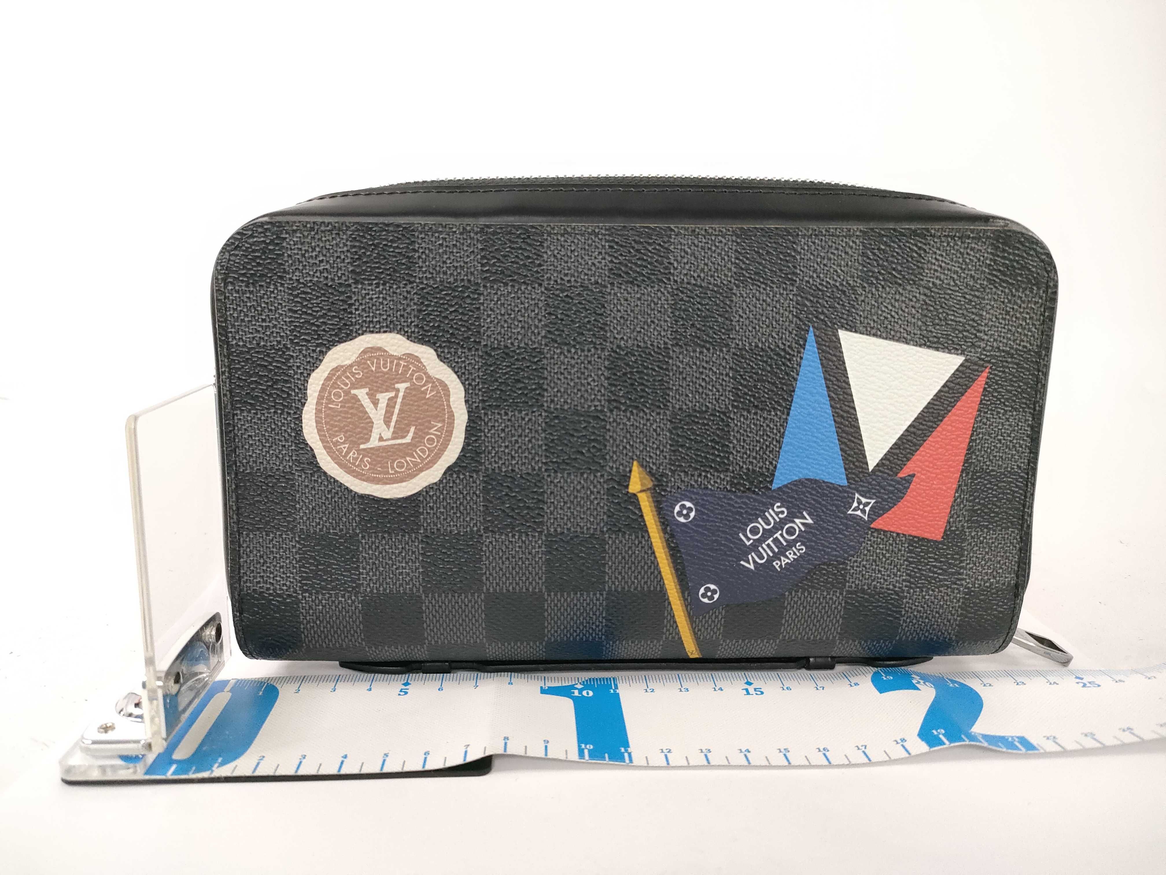 Damier Graphite Zippy XL LV League N64441 Long Wallet Travel Case CA4167 Wallet — view 2