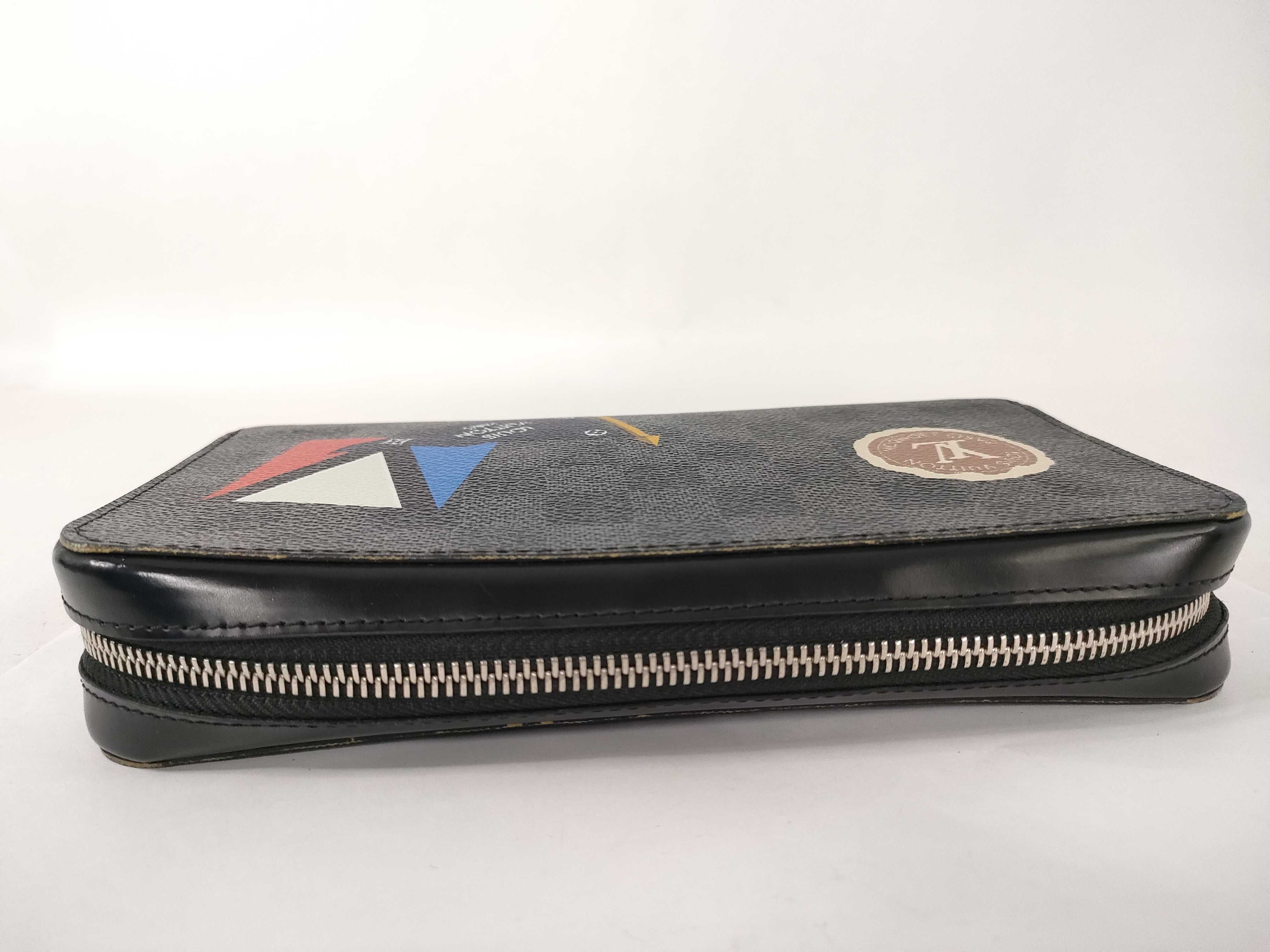 Damier Graphite Zippy XL LV League N64441 Long Wallet Travel Case CA4167 Wallet — view 7