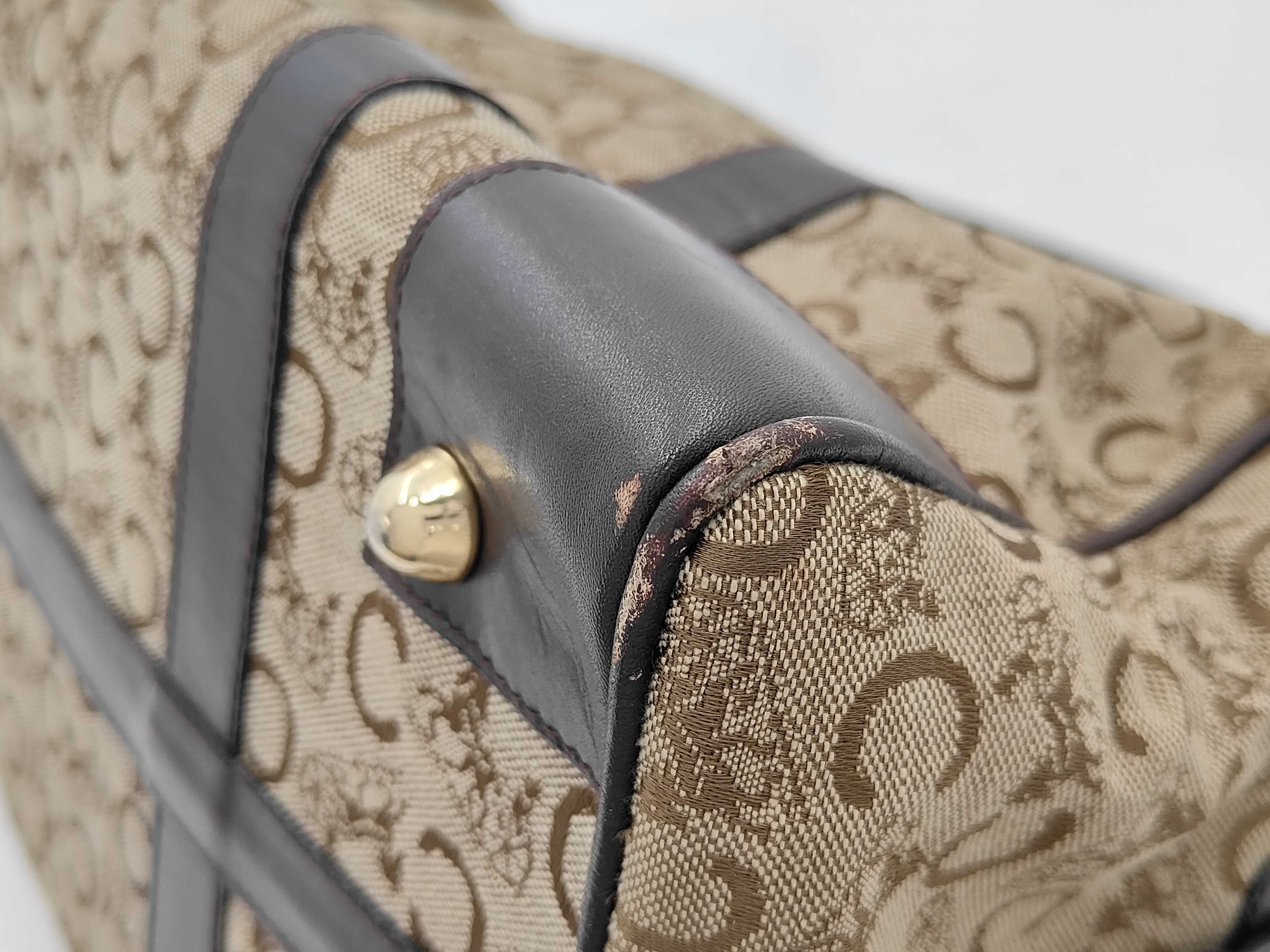 C Macadam Mini Boston Bag Handbag — view 6