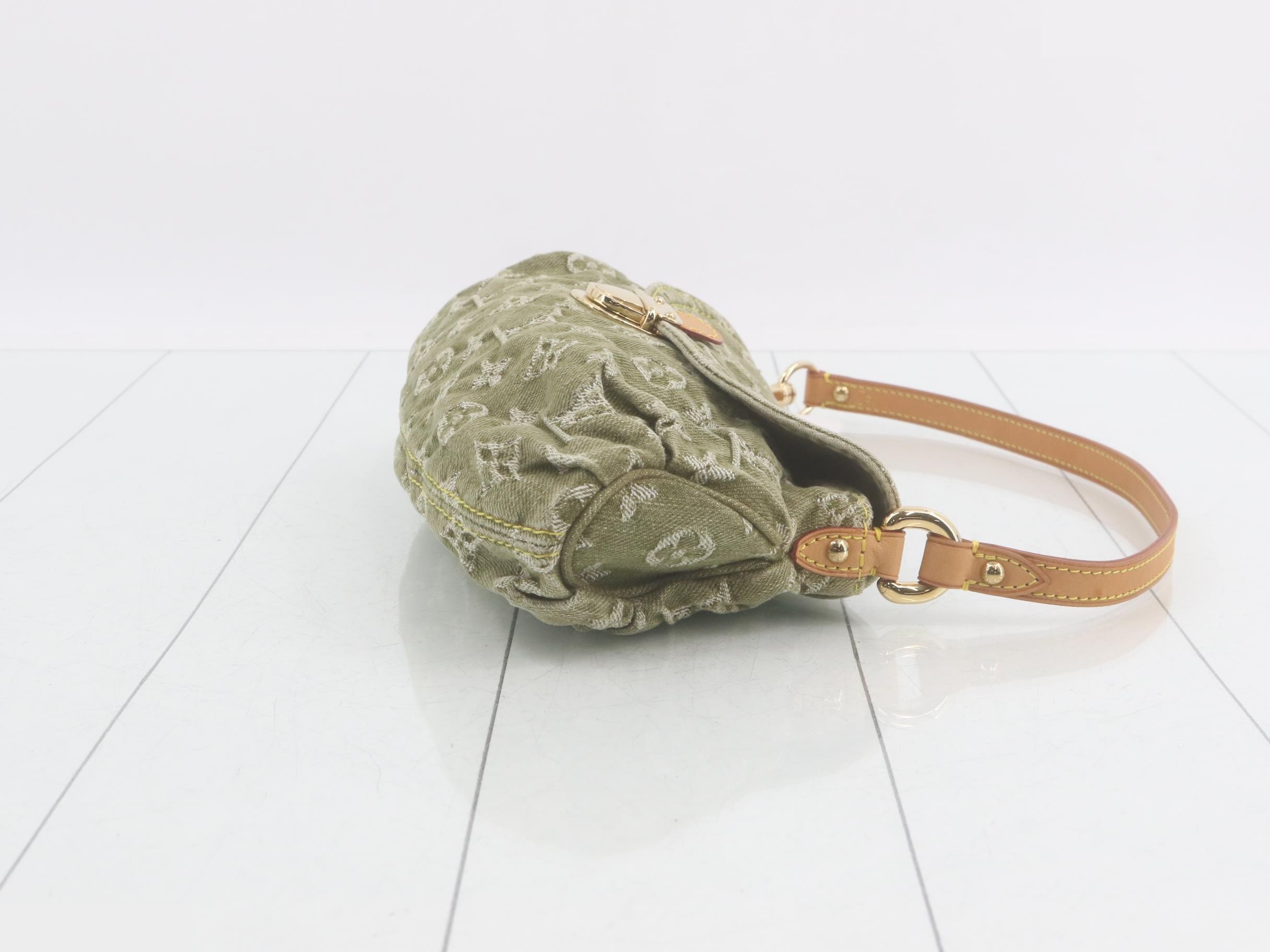 Monogram Denim Mini Pleaty M95217 Shoulder Bag — view 3