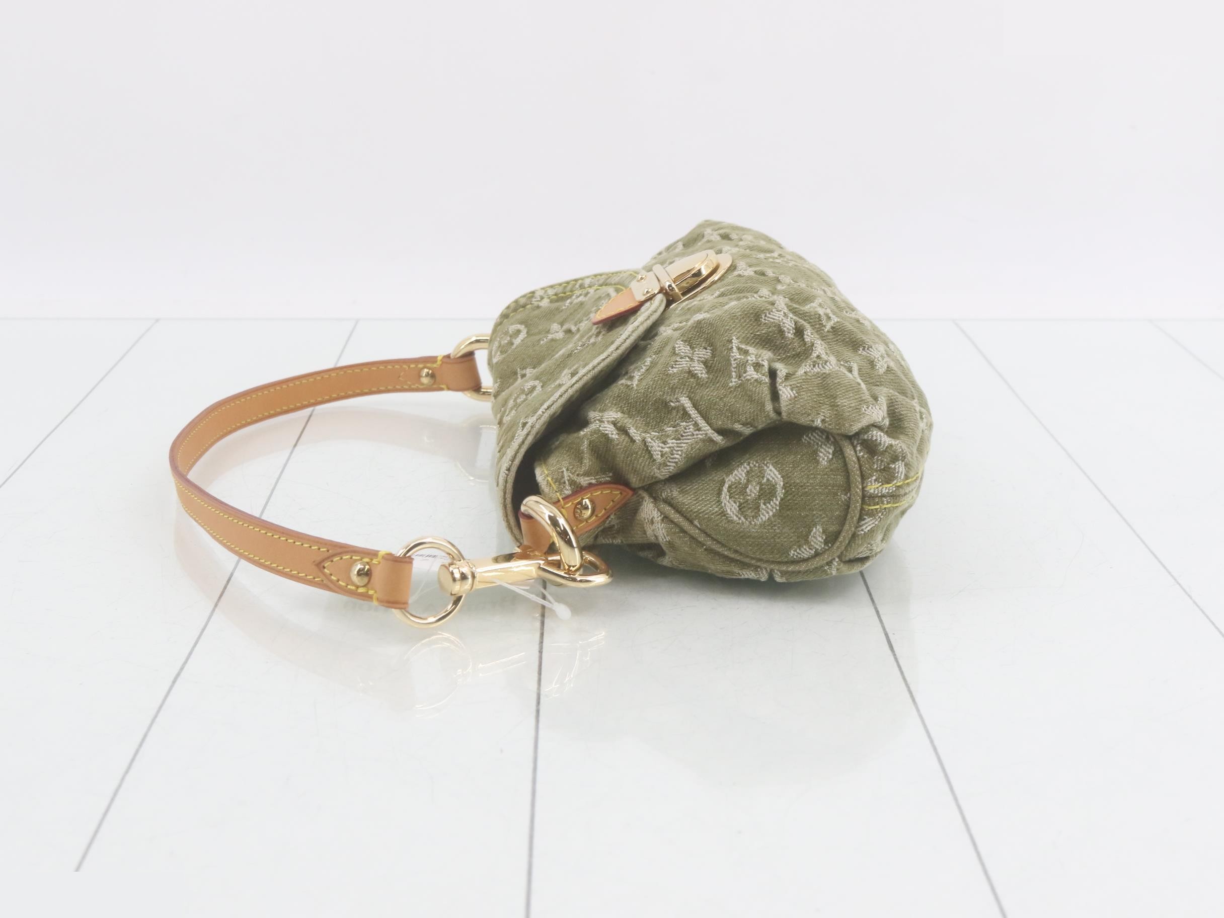 Monogram Denim Mini Pleaty M95217 Shoulder Bag — view 4