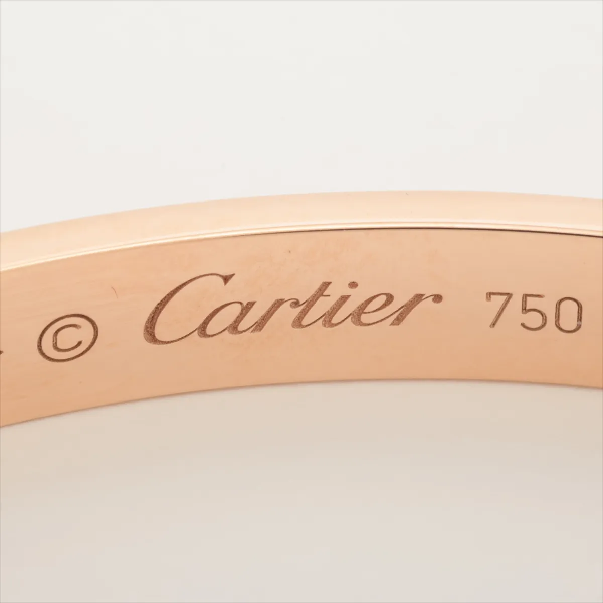 Love Open Bangle Bracelet 750 (PG) 22.8g 17 WB1888 — view 5