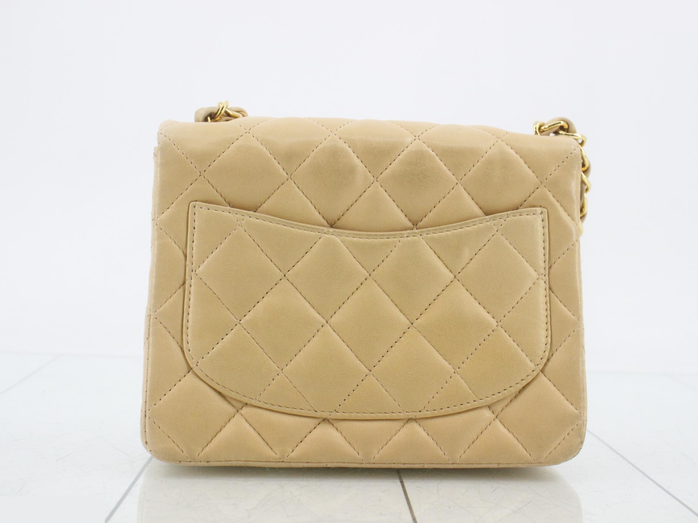 Mini Matelassé Lambskin Chain Shoulder Bag, Series 8 — view 2