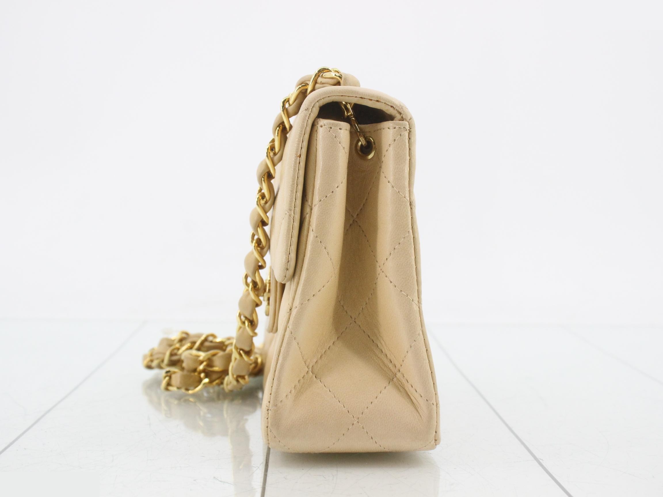 Mini Matelassé Lambskin Chain Shoulder Bag, Series 8 — view 3