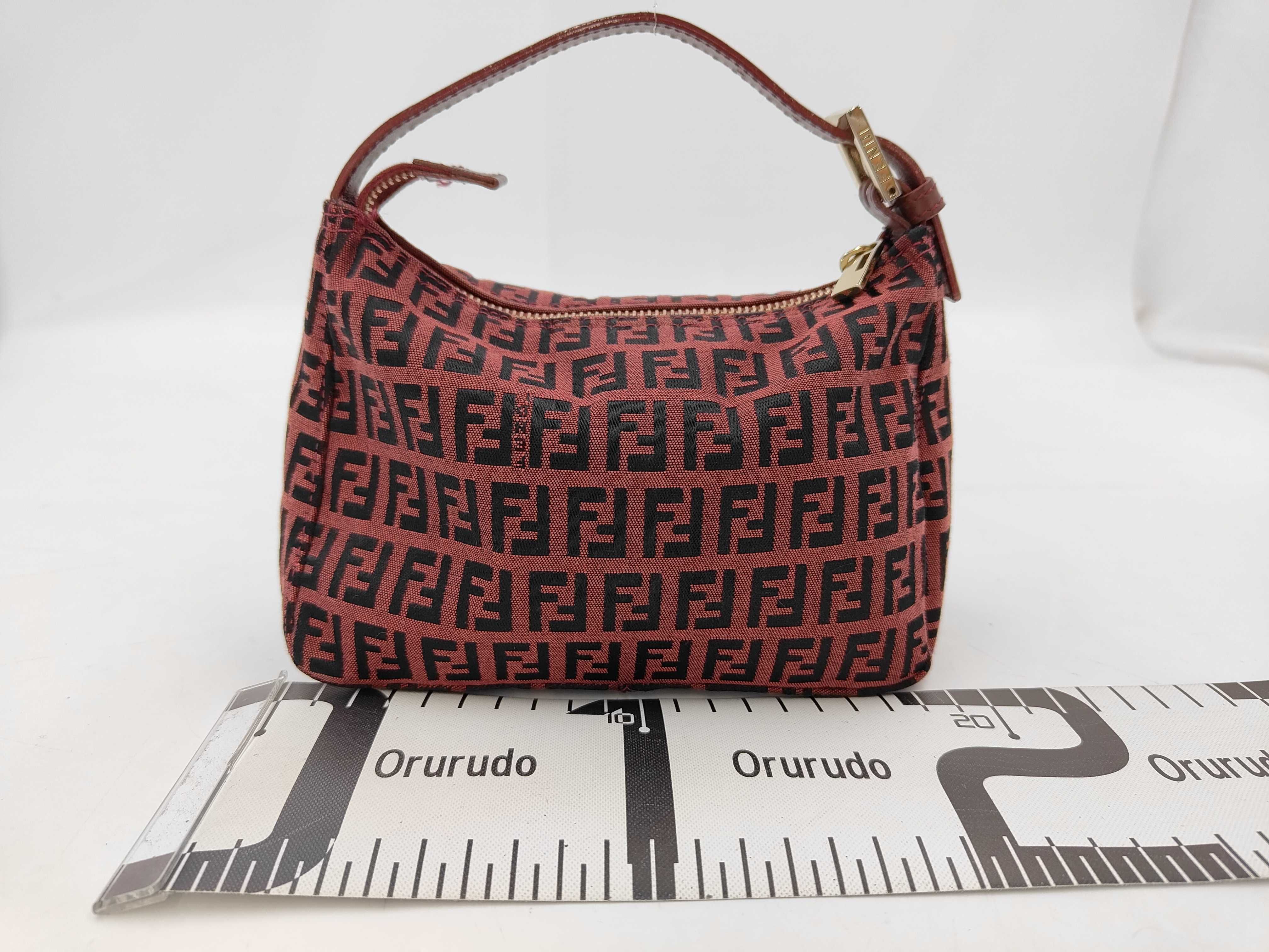 Zucca pattern Zucchino pattern accessory pouch handbag — view 2
