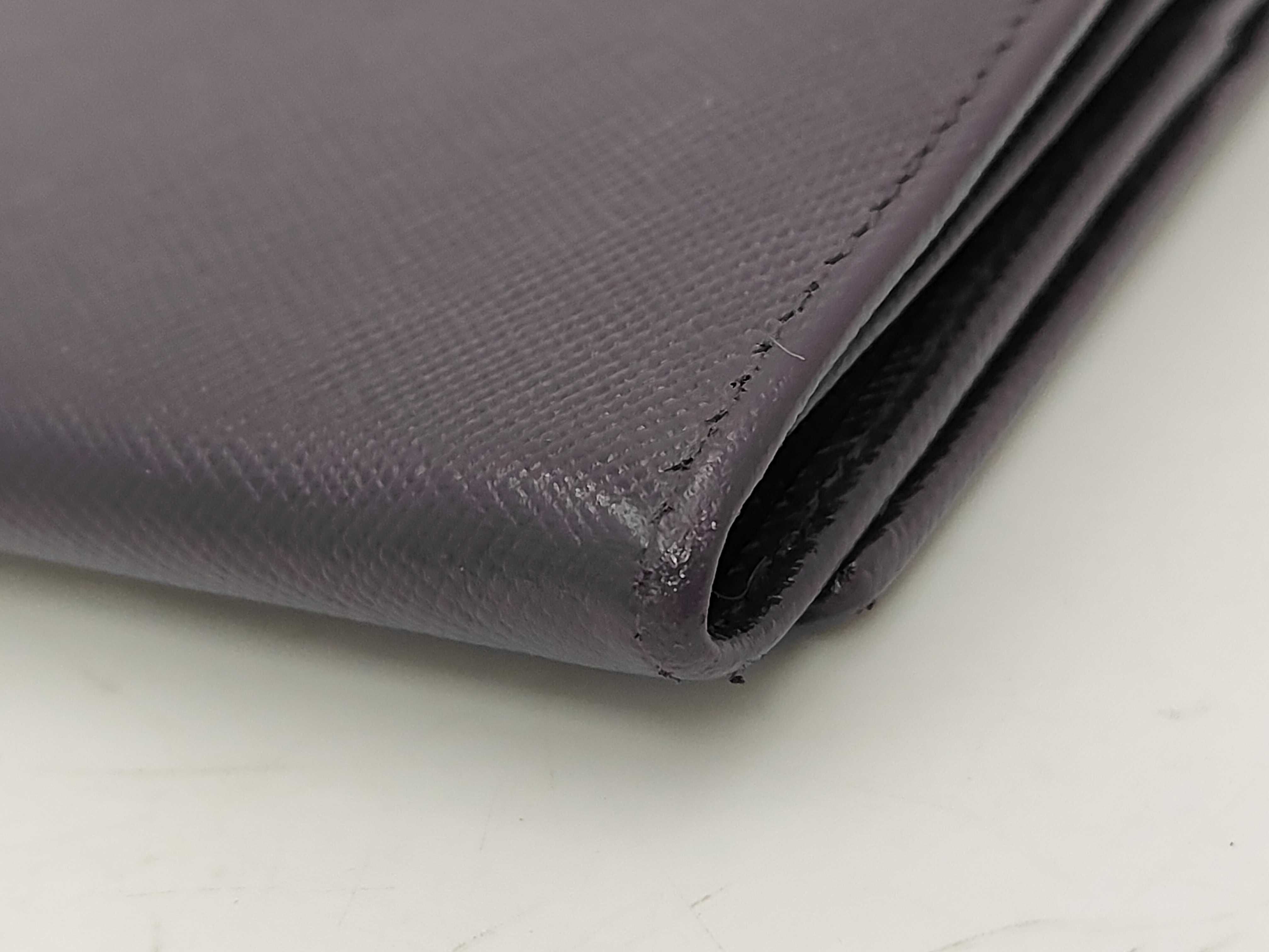 Saffiano Long Wallet Purple — view 7