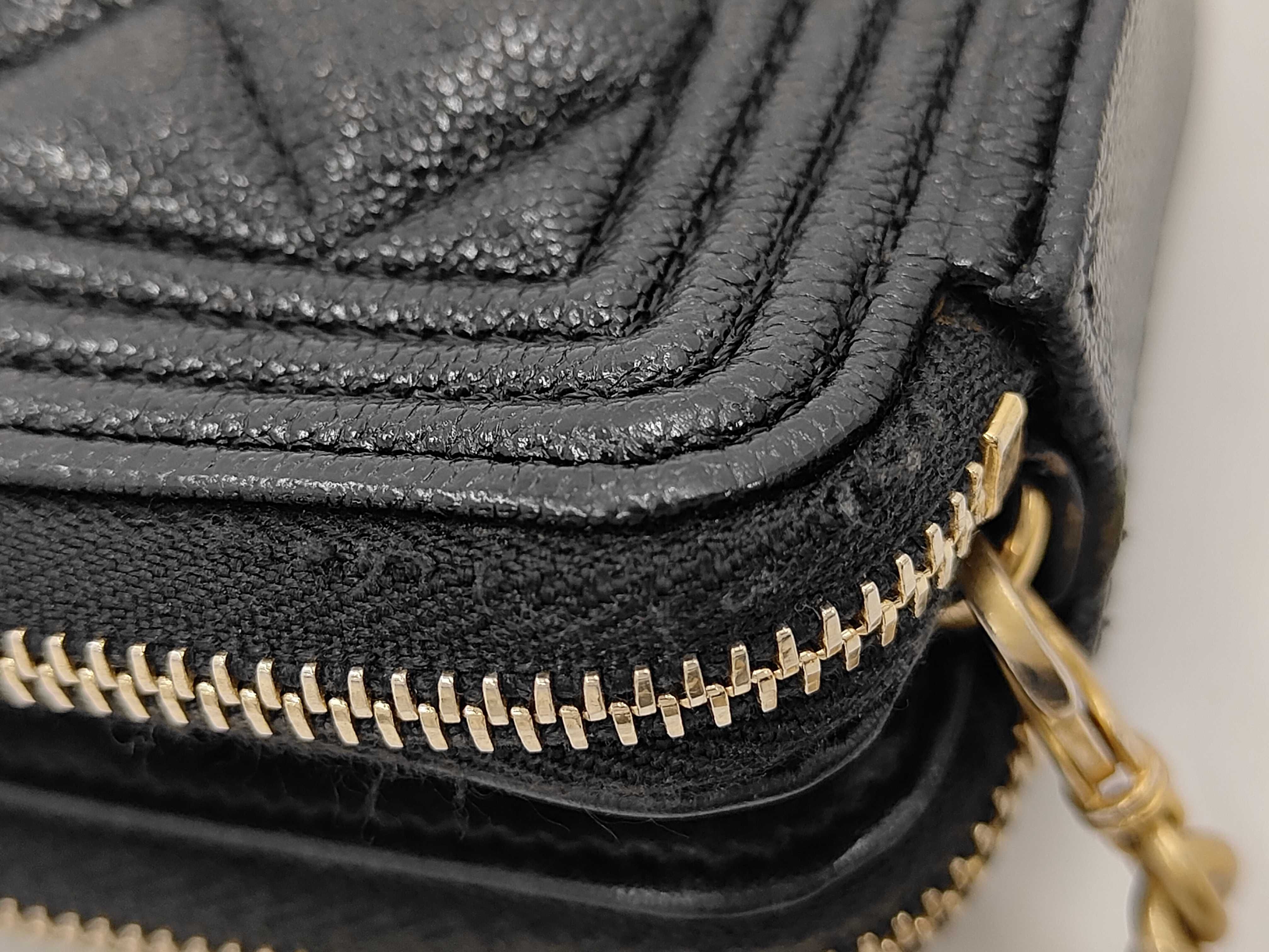 Caviar Skin Boy Chanel Chain Wallet Shoulder Bag — view 12