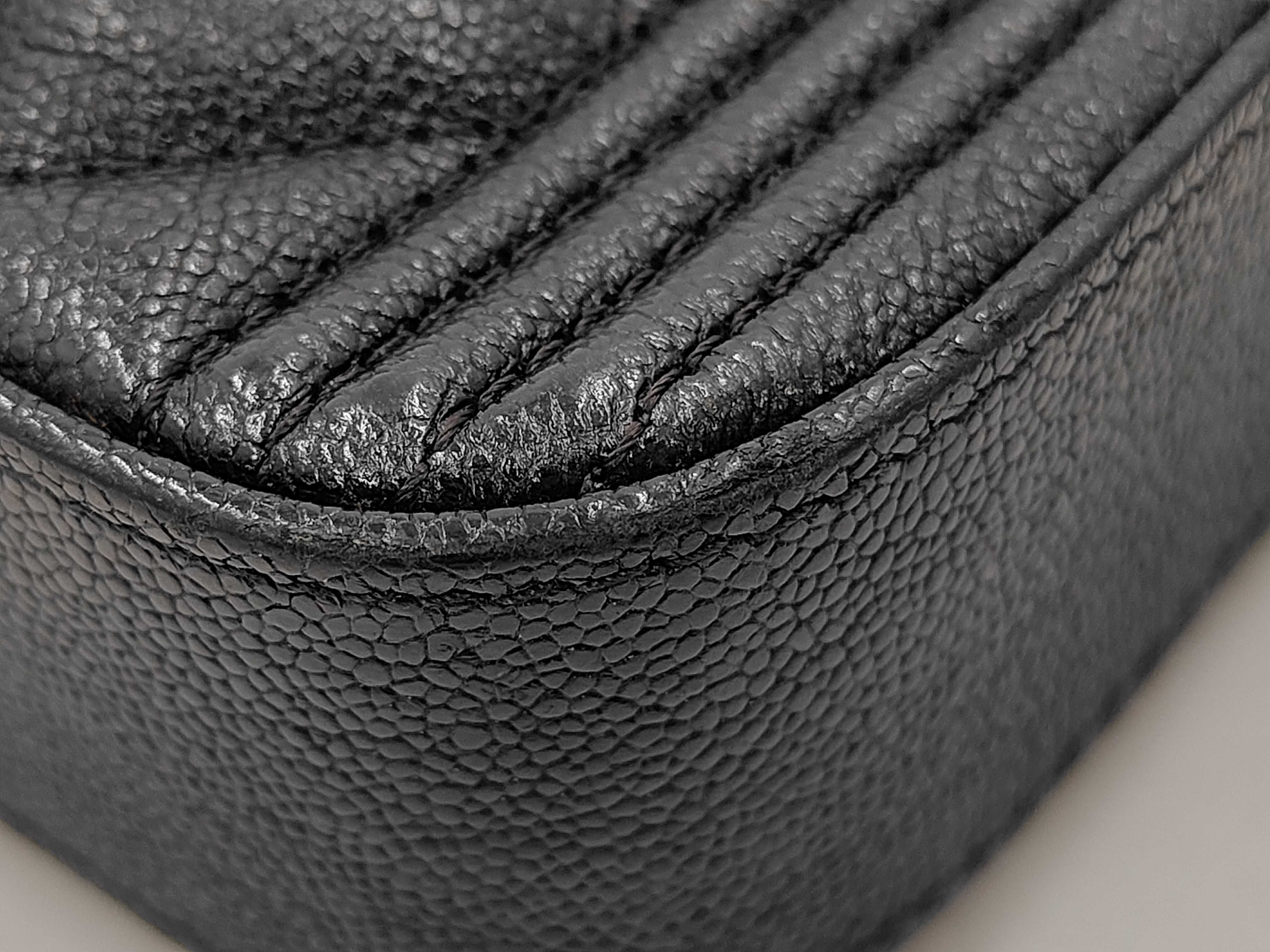Caviar Skin Boy Chanel Chain Wallet Shoulder Bag — view 4