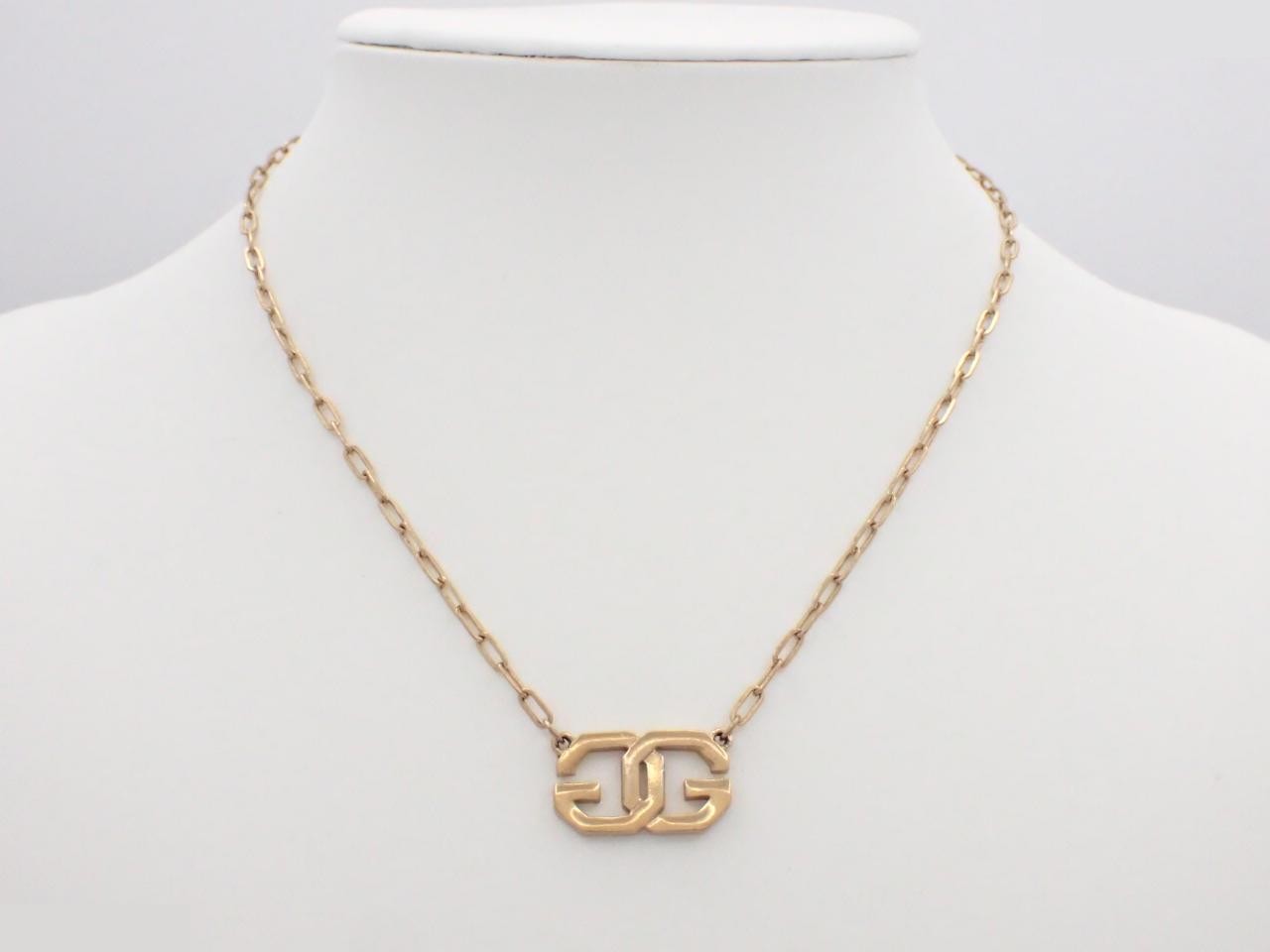 Gold necklace, chain approximately 42cm — view 3