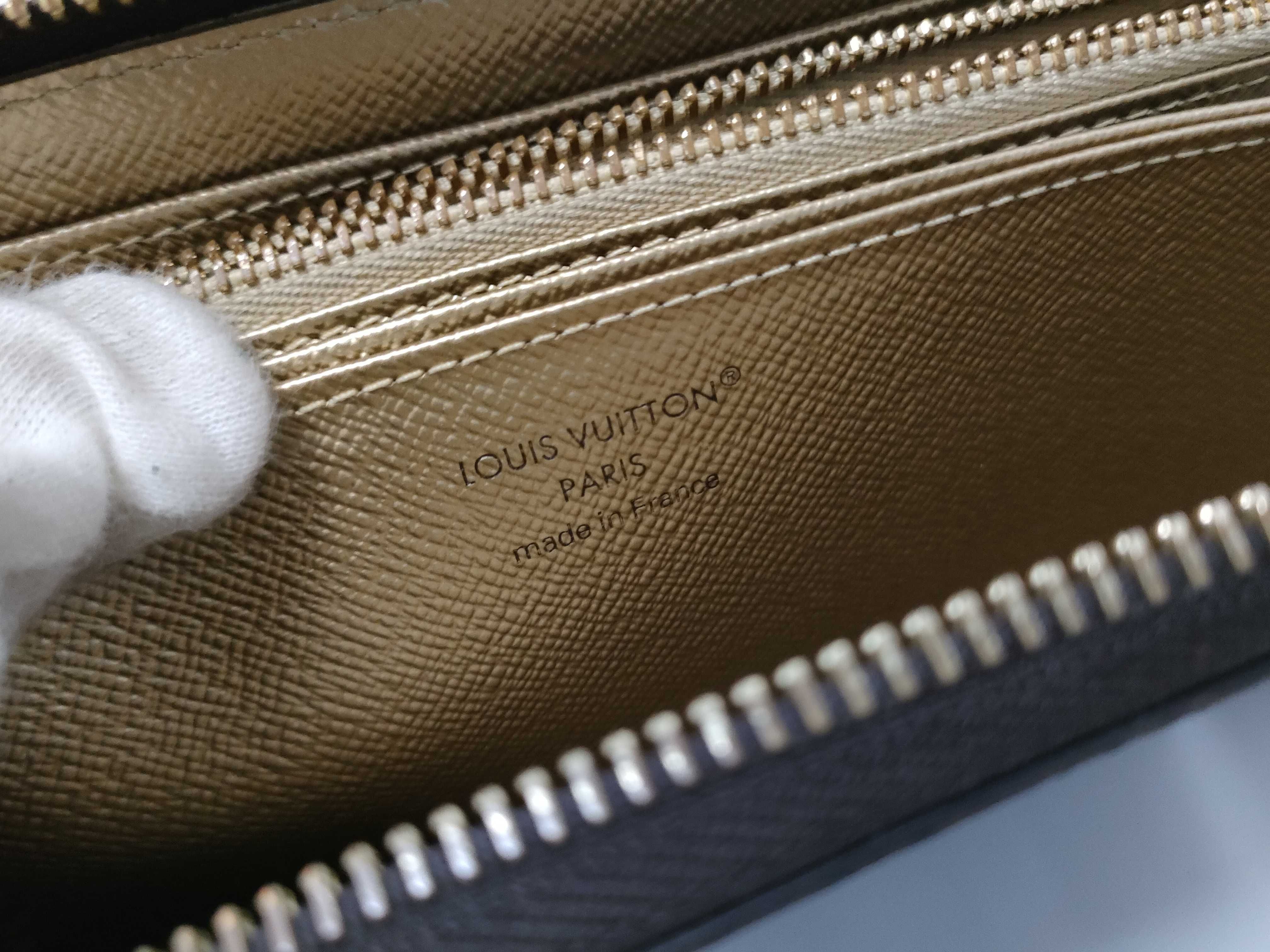 Monogram Louis Vuitton Monogram Zippy Wallet Ice Gold RFID M27030 Wallet — view 13