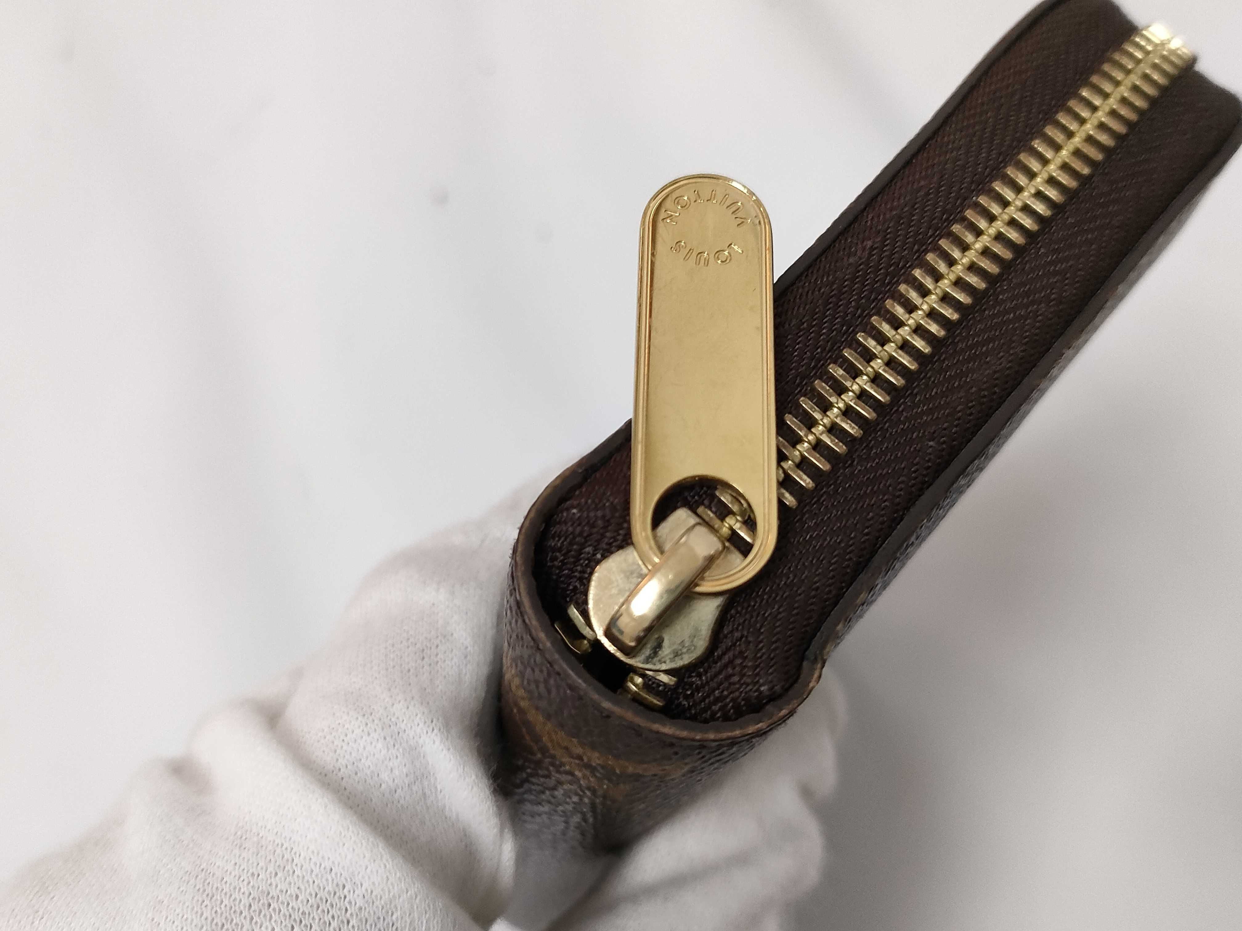 Monogram Louis Vuitton Monogram Zippy Wallet Ice Gold RFID M27030 Wallet — view 4