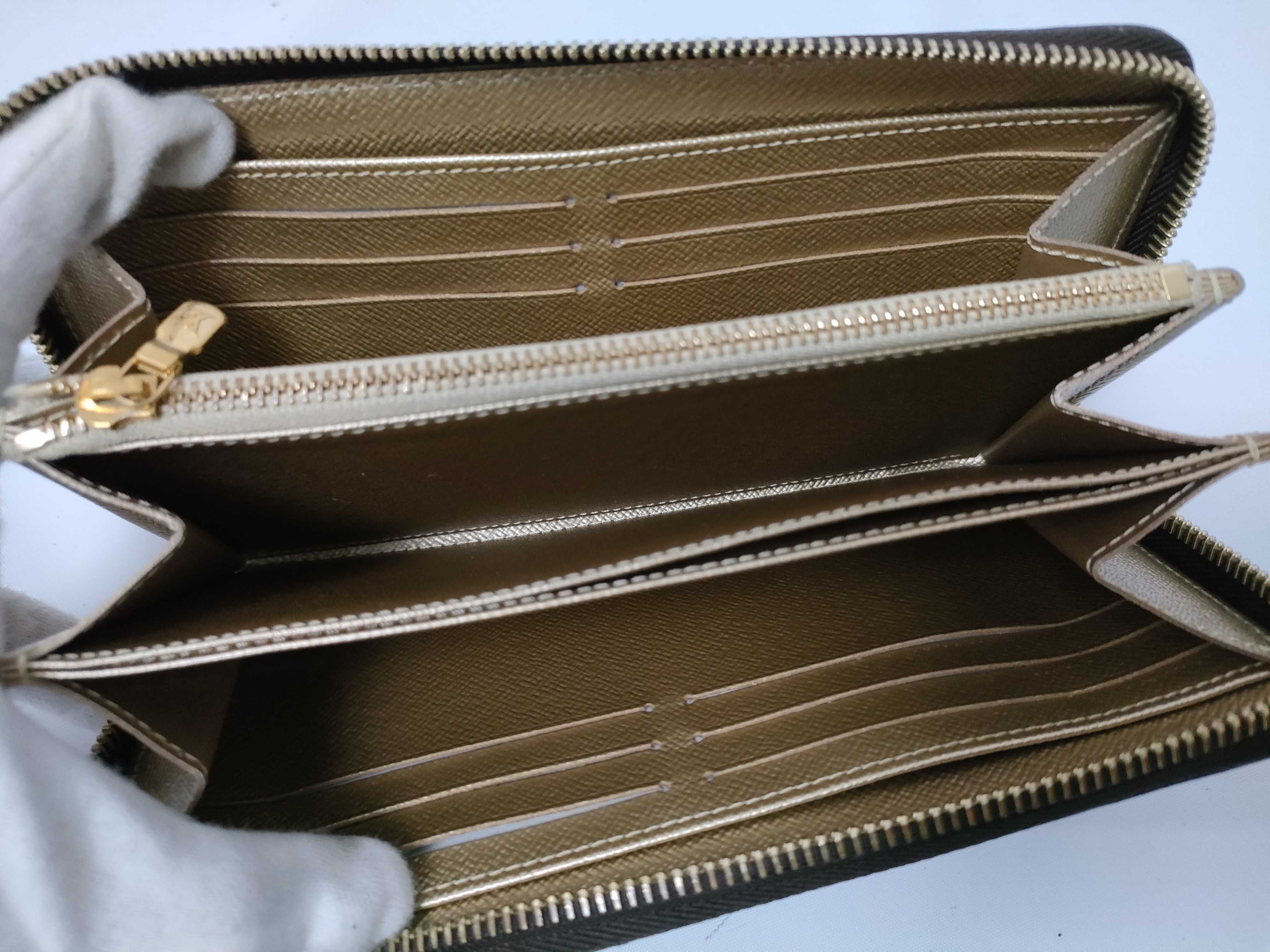 Monogram Louis Vuitton Monogram Zippy Wallet Ice Gold RFID M27030 Wallet — view 9