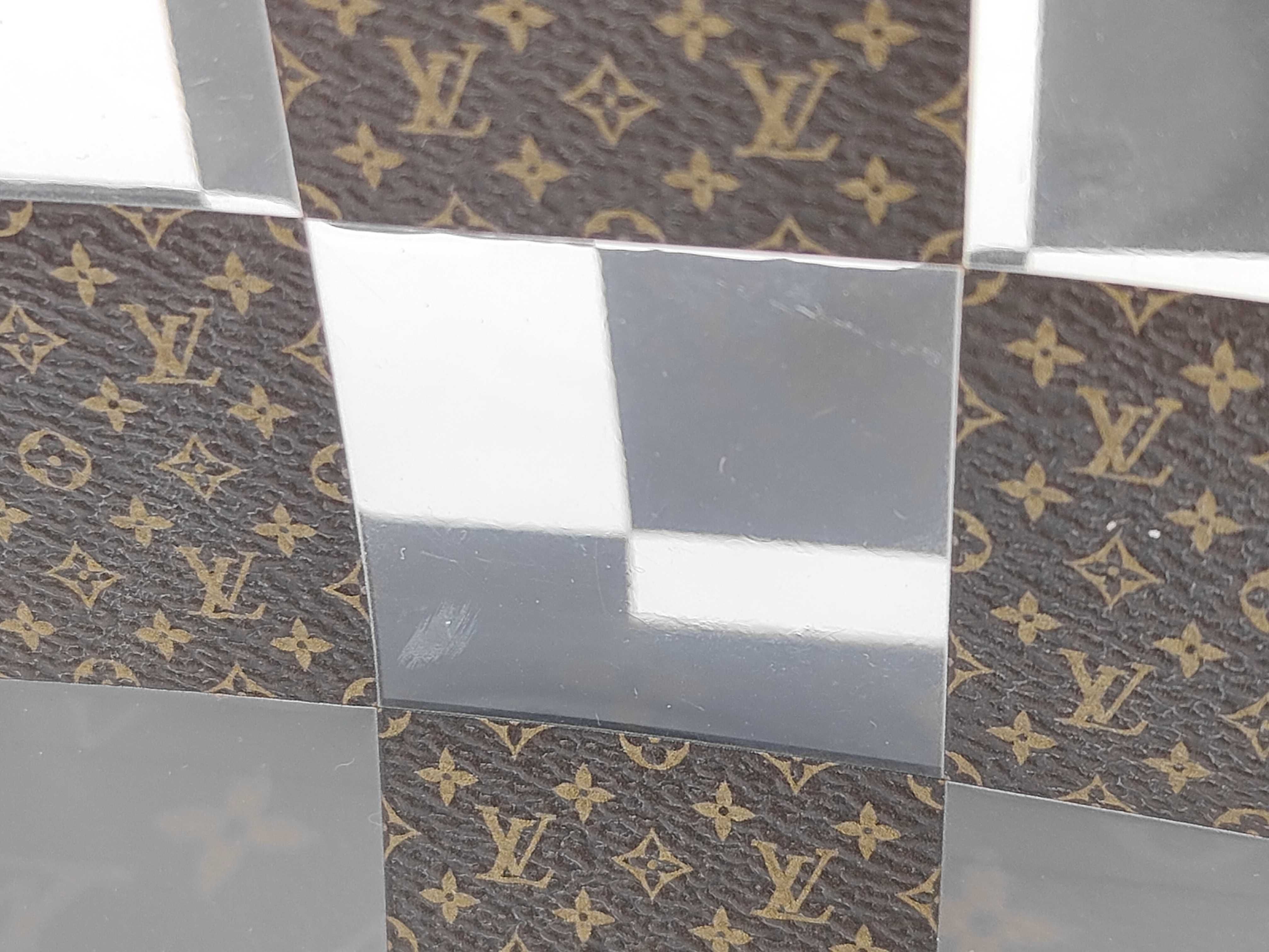 Monogram Chess Slim Soft Trunk M20871 Shoulder Bag with Box — view 11