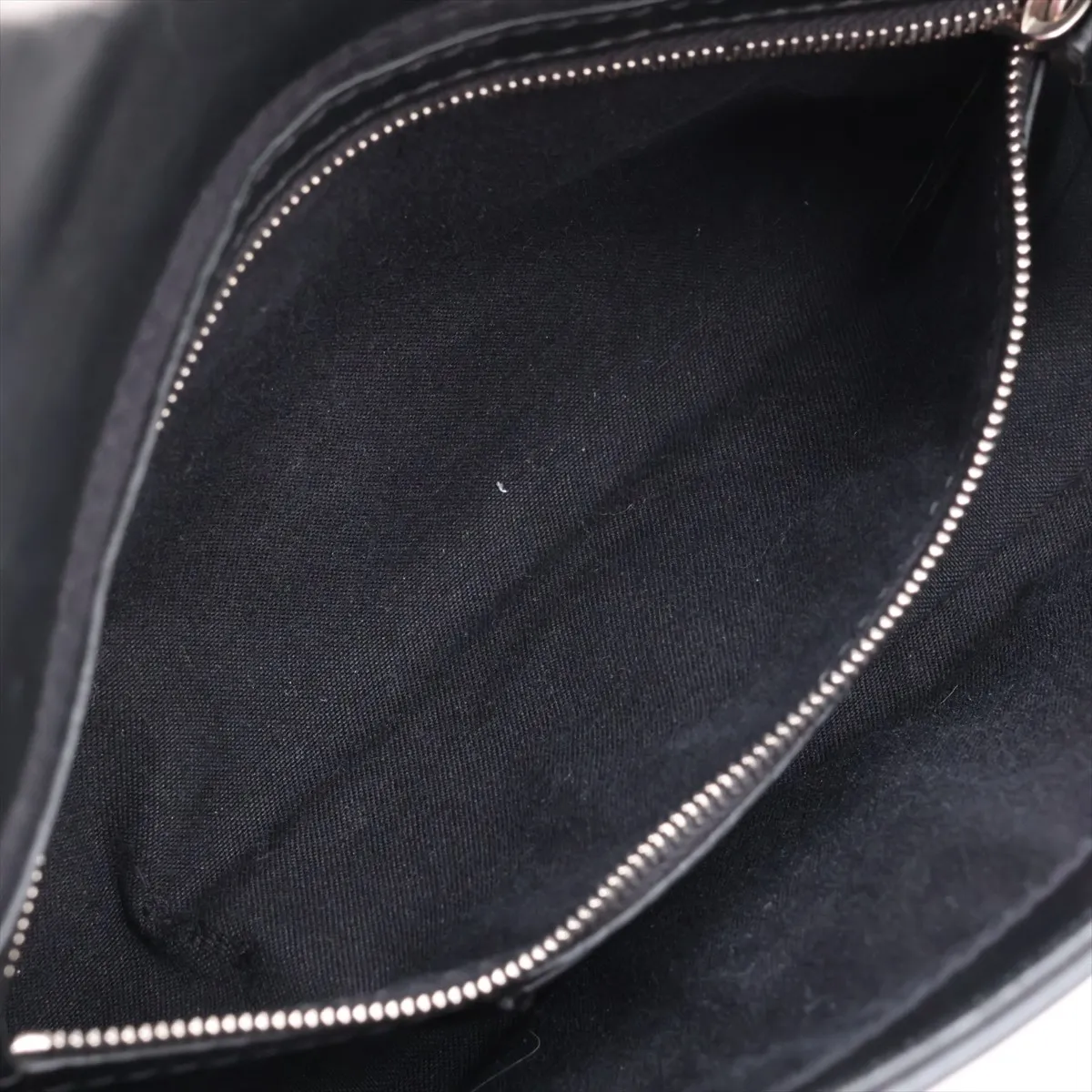 Mamma Bucket 8BR600 Leather x Jewel Shoulder Bag, Black — view 7