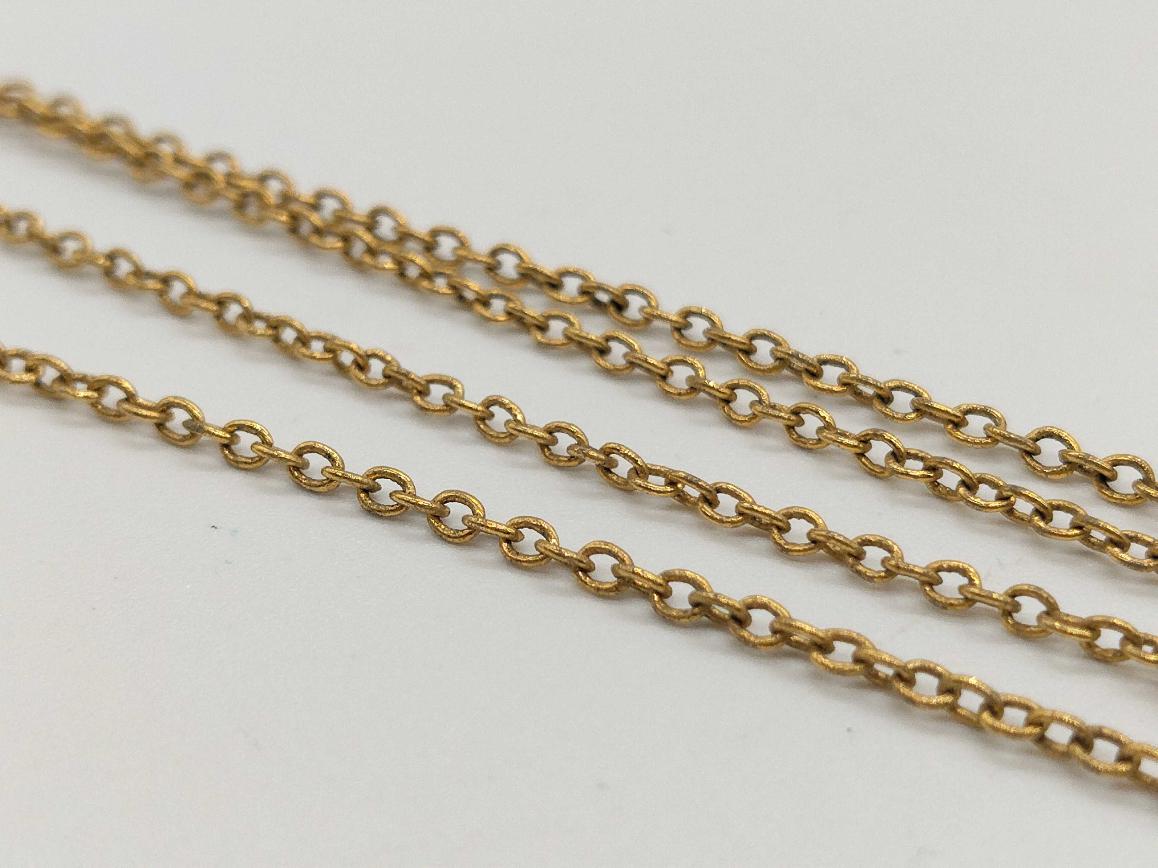 Vintage G Logo Rhinestone Gold Necklace — view 4