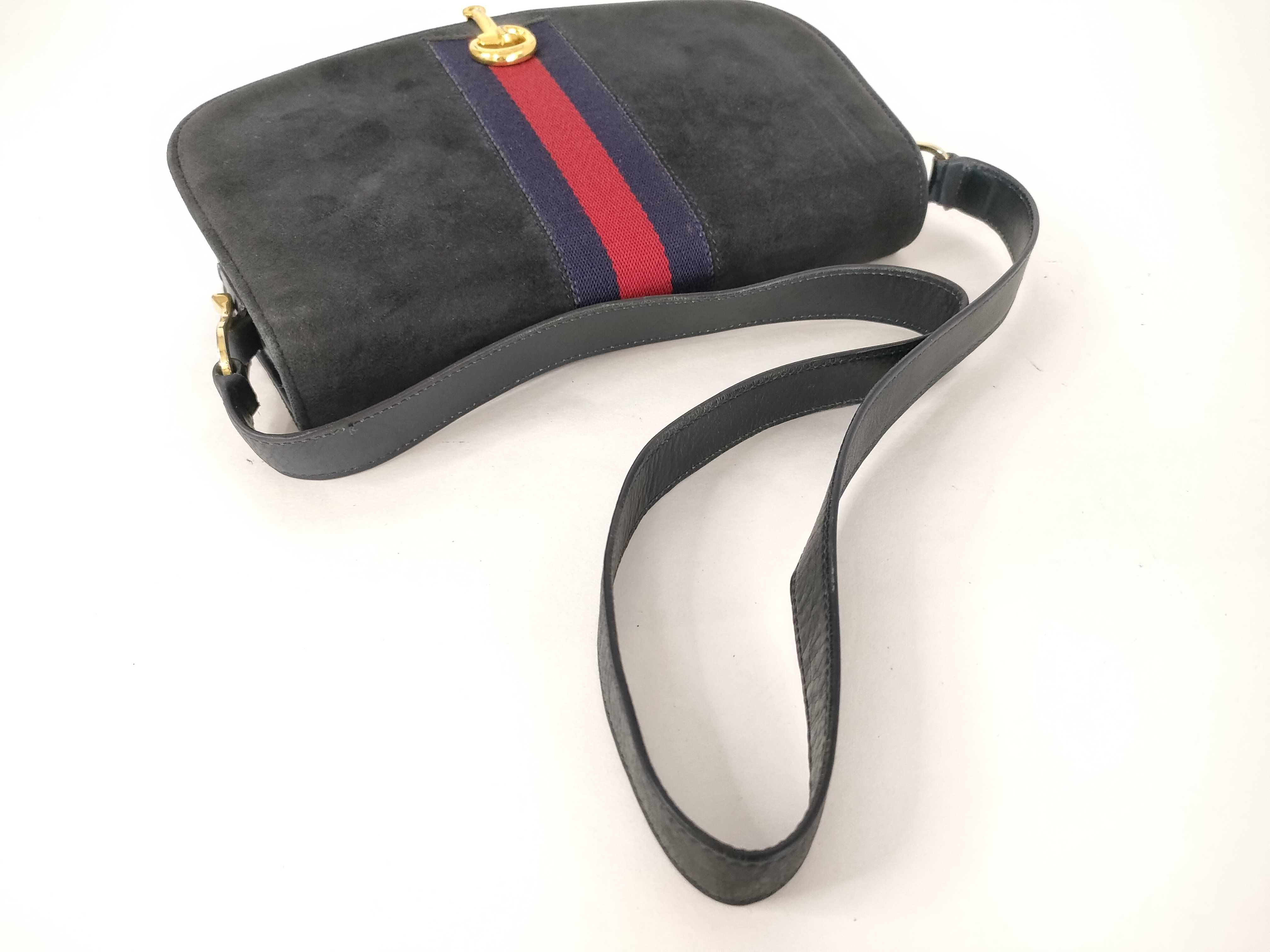 Shoulder Bag Horsebit Suede Shoulder Bag — view 3