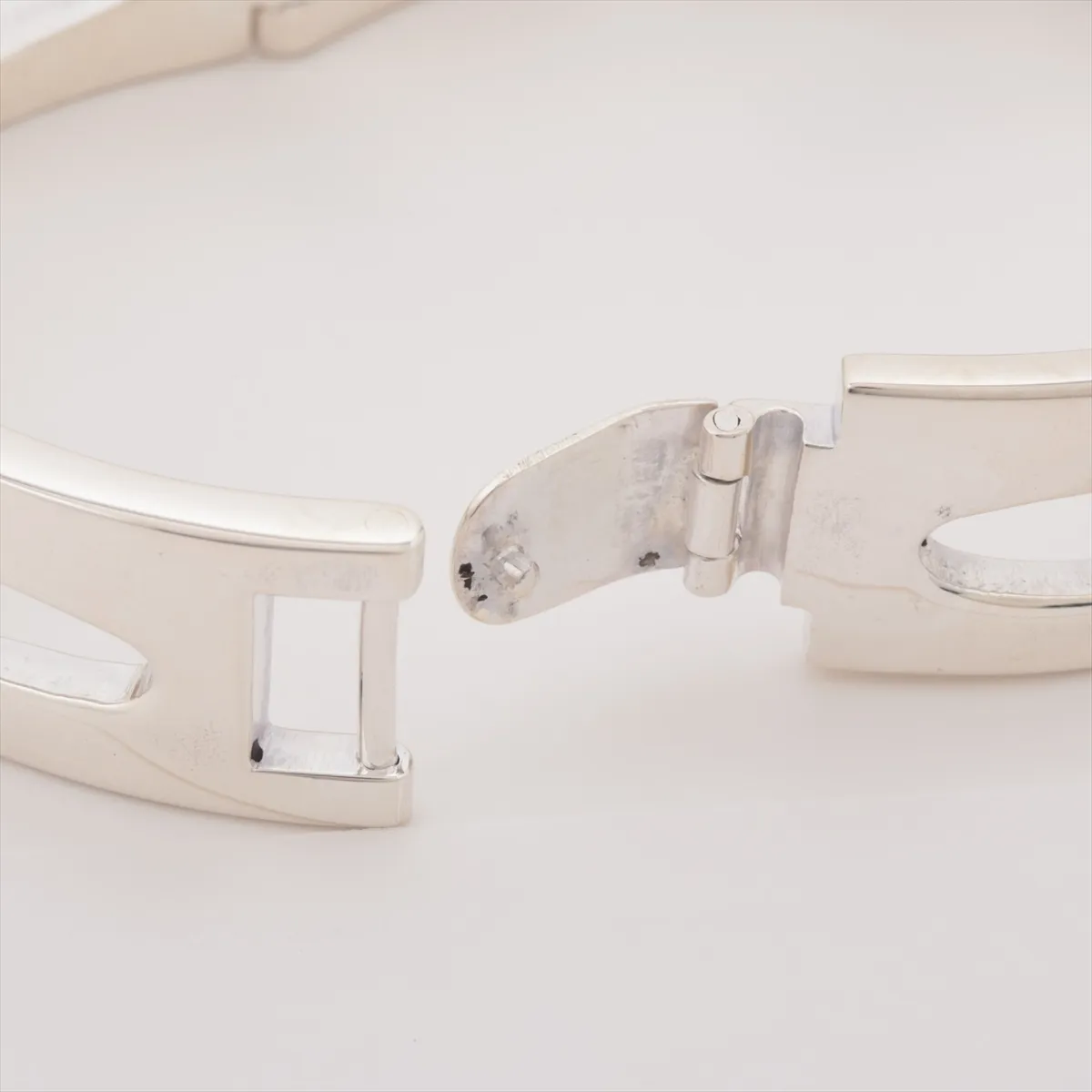 Cutout G Bracelet, 925 Sterling Silver, 58.0g. Shows signs of wear, — view 5