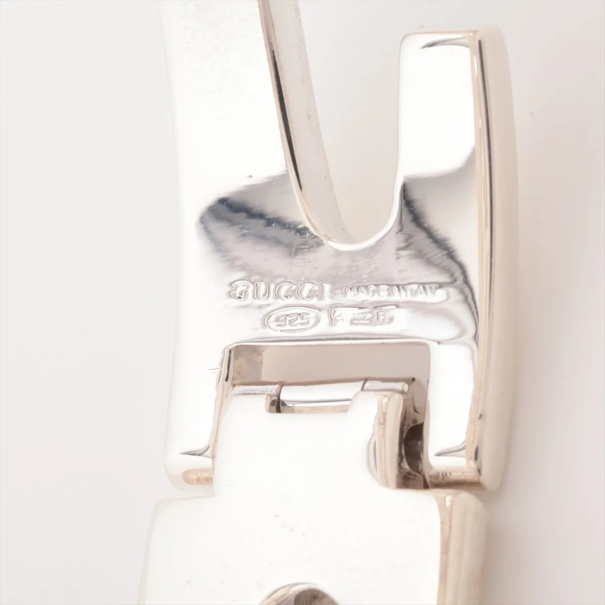 Cutout G Bracelet, 925 Sterling Silver, 58.0g. Shows signs of wear, — view 6