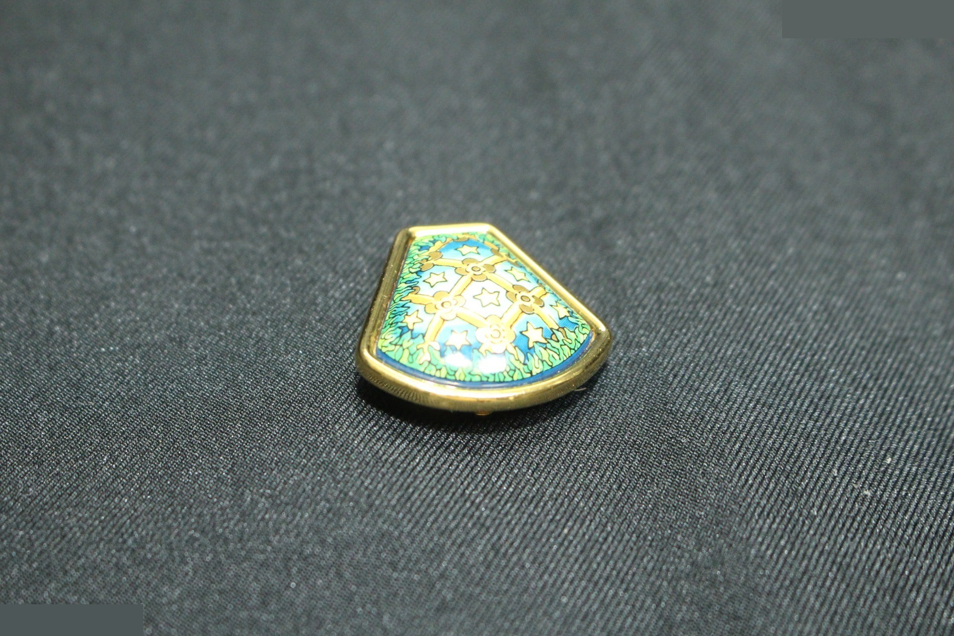 Enamel earring (single earring only) — view 6