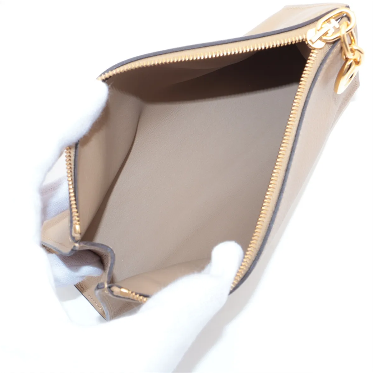 Zip Angor Evercolor Pouch Trench Gold Hardware K:2025 — view 3