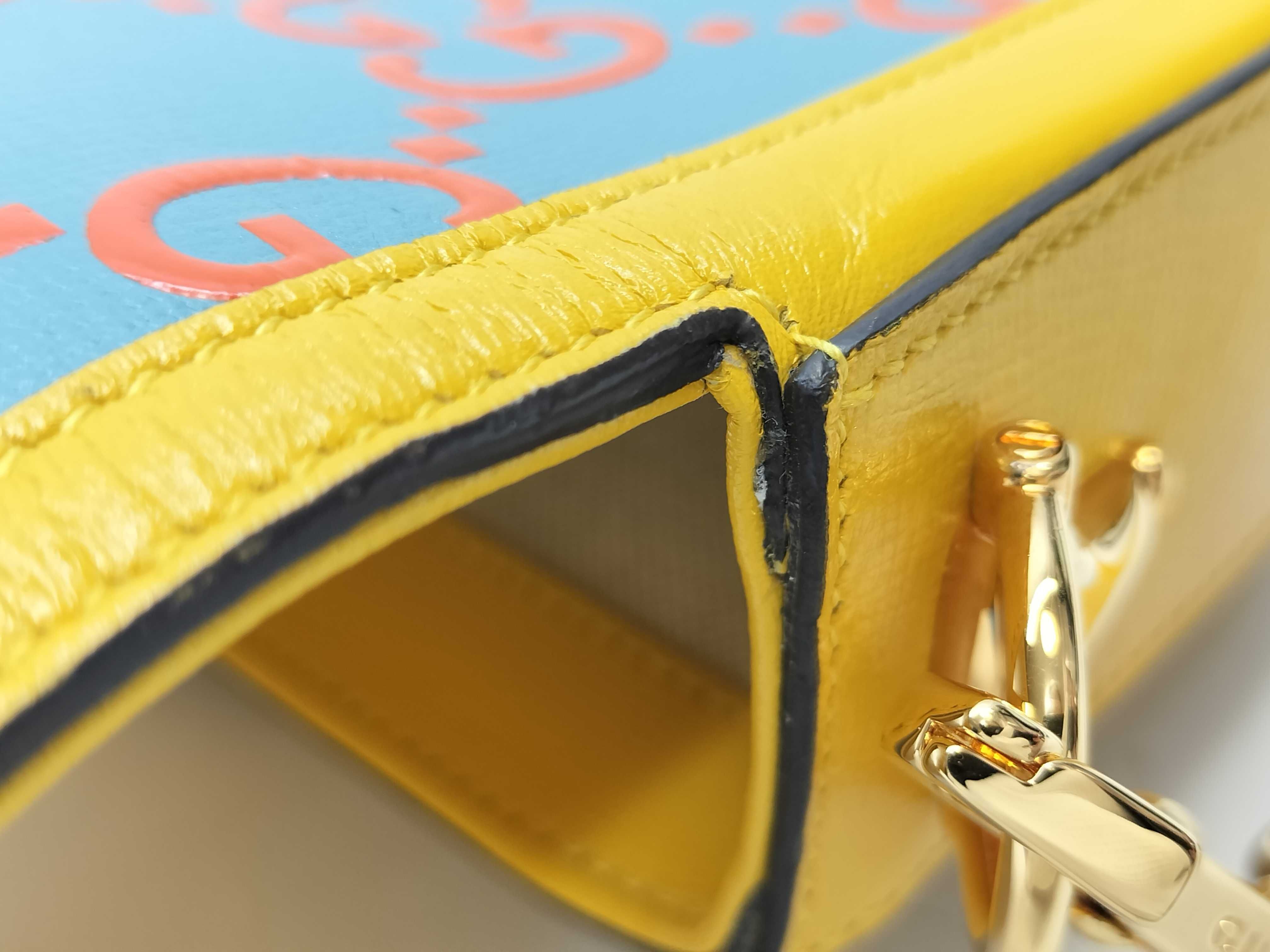 GG Gucci Horsebit 1955 GG Monogram Debossed Calfskin Mini Shoulder Bag — view 13