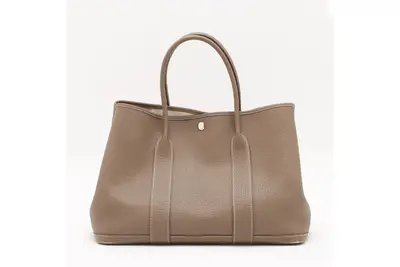 B Stamped, manufactured in 2023, Garden Party PM, Negonda Etoupe Leather