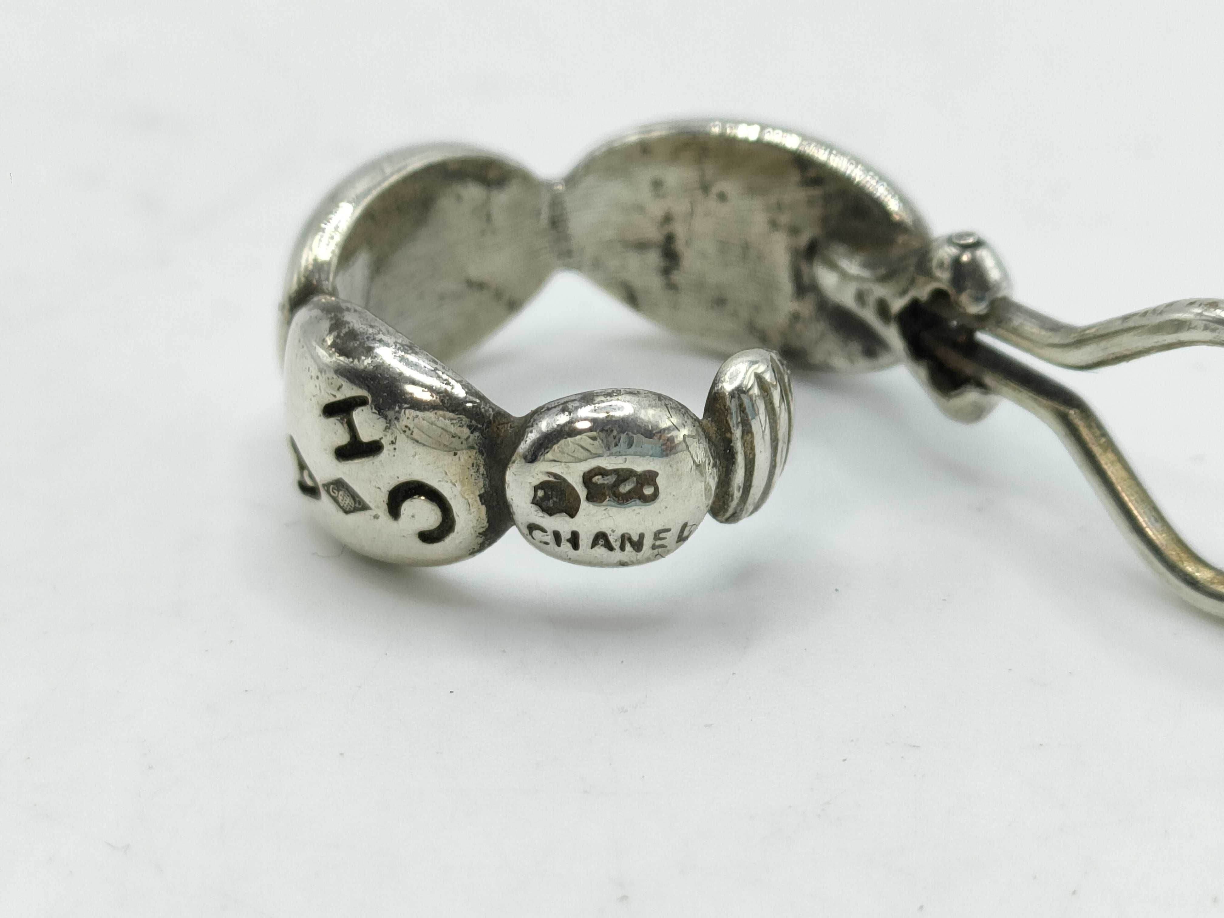 Logo Hoop Earrings 925 Earrings — view 3