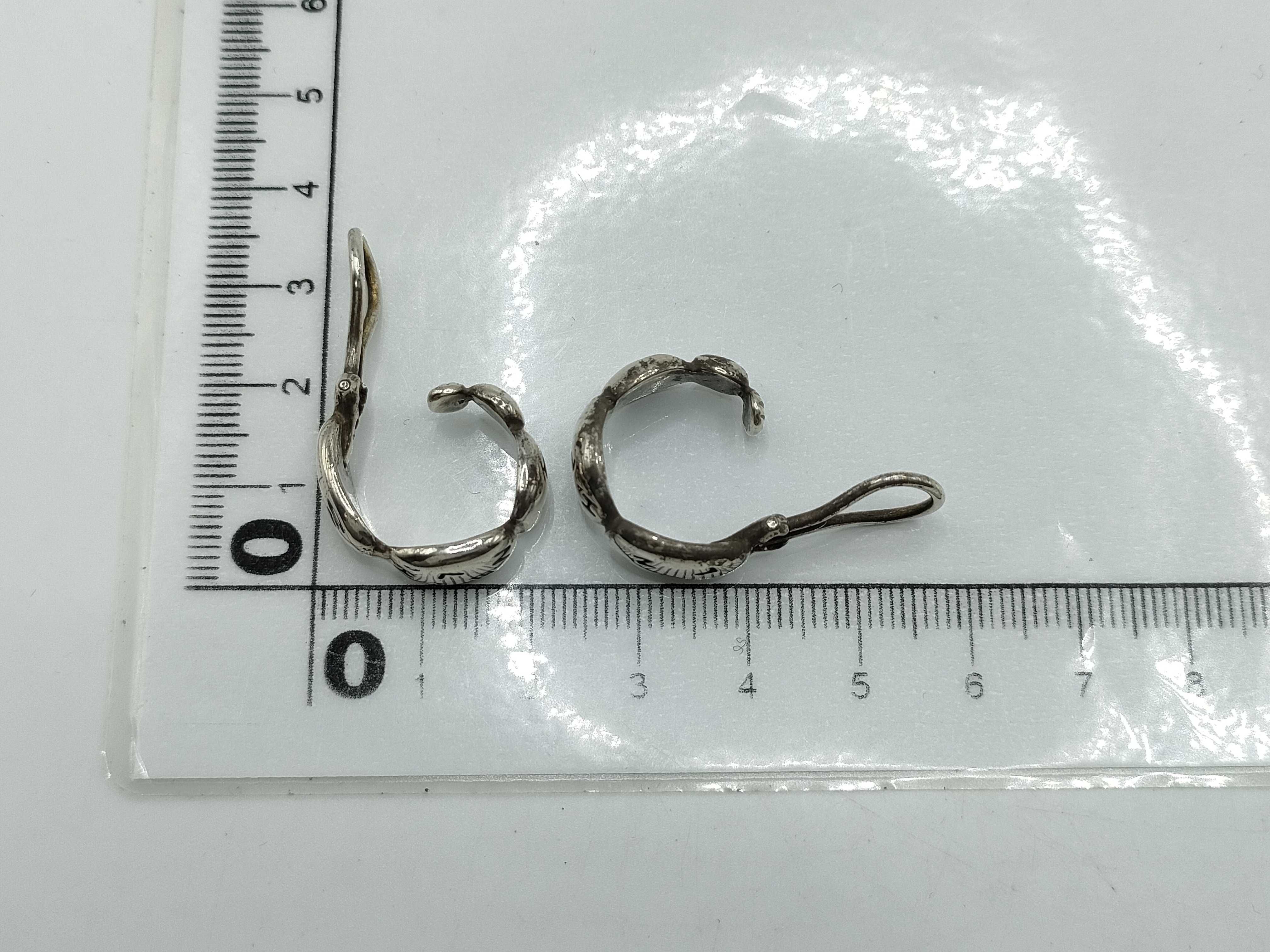 Logo Hoop Earrings 925 Earrings — view 5