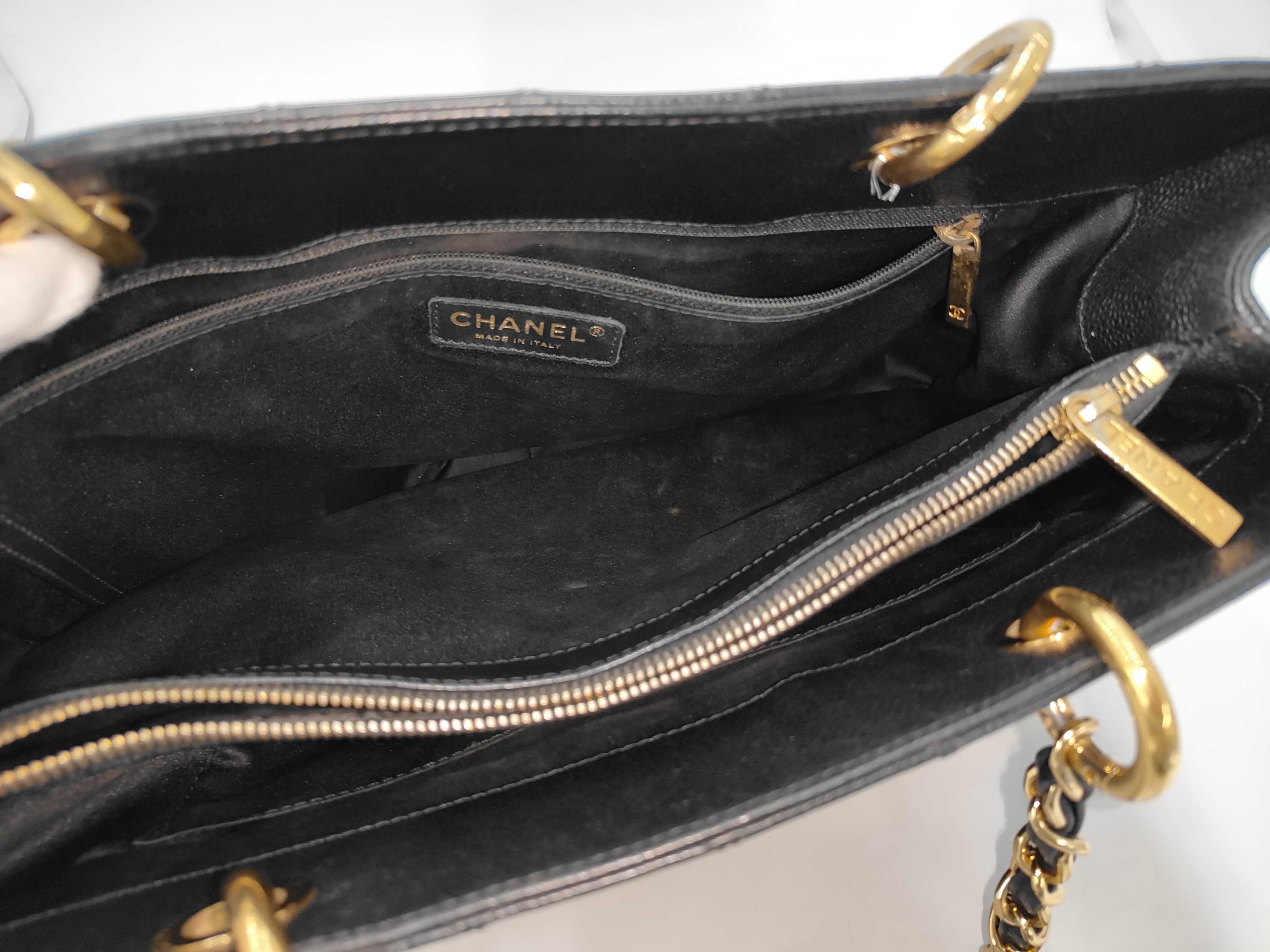 Chain tote bag caviar skin bag — view 8