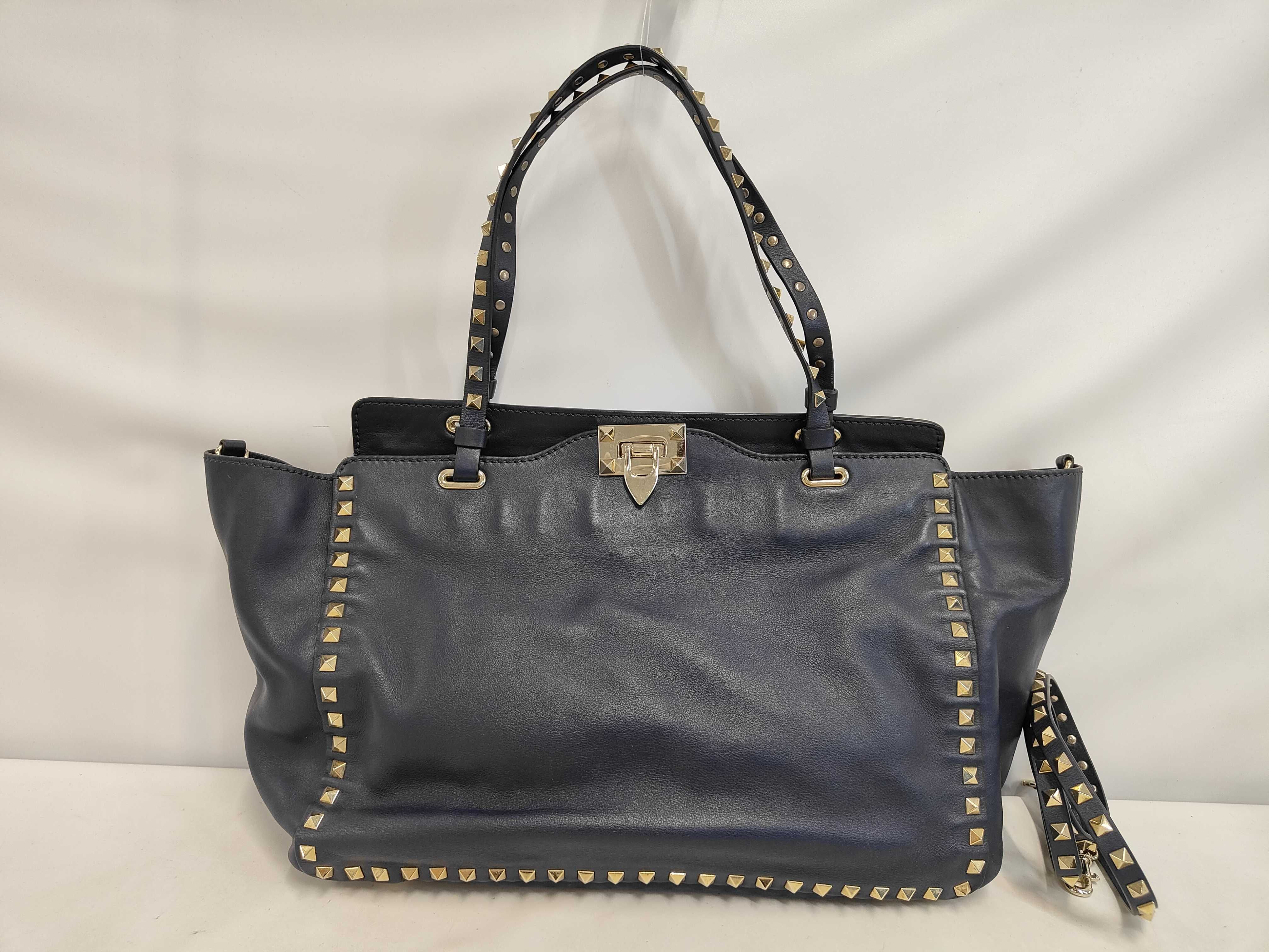 PH - Navy Shoulder Bag Tote Bag