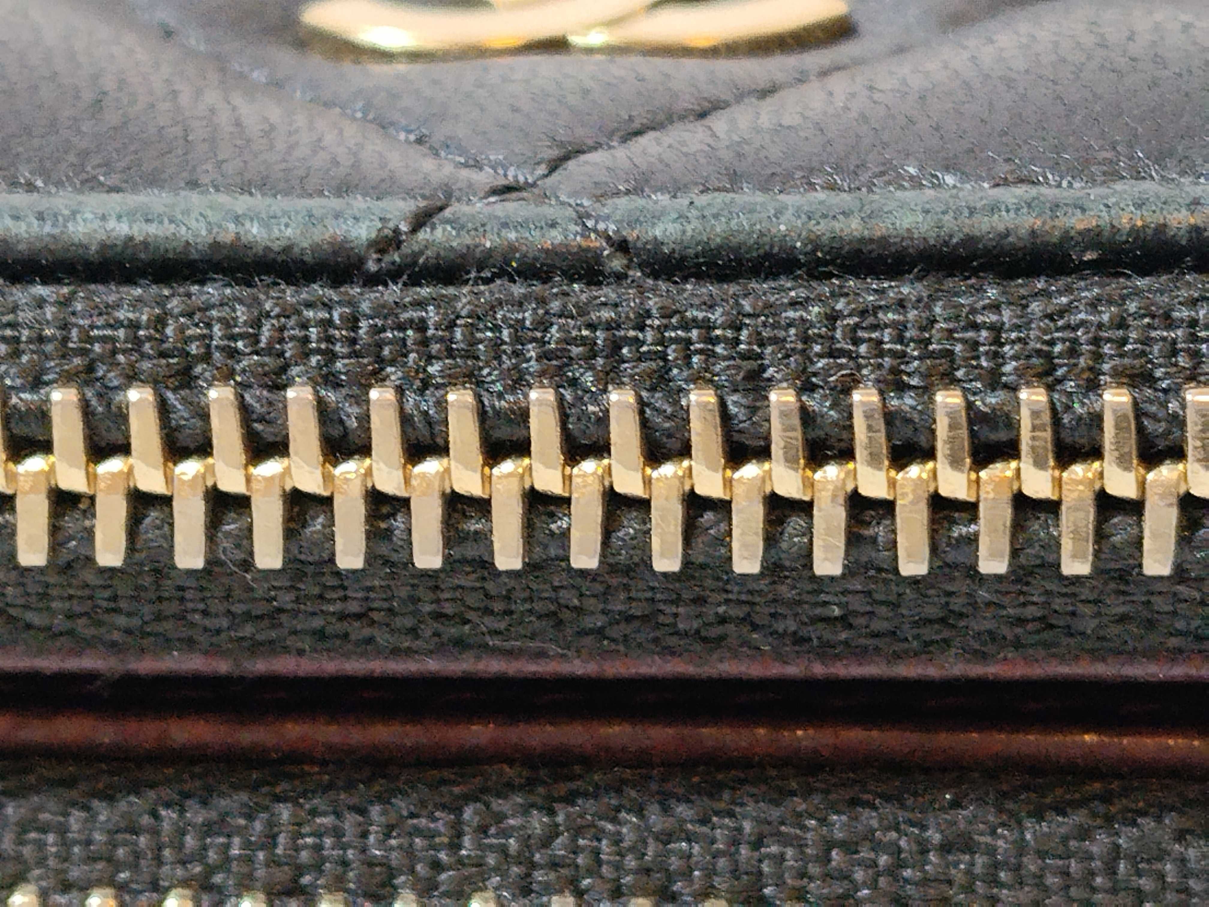 Lambskin Chain Wallet, Double Zipper, Serial Number 24, Shoulder Bag — view 6
