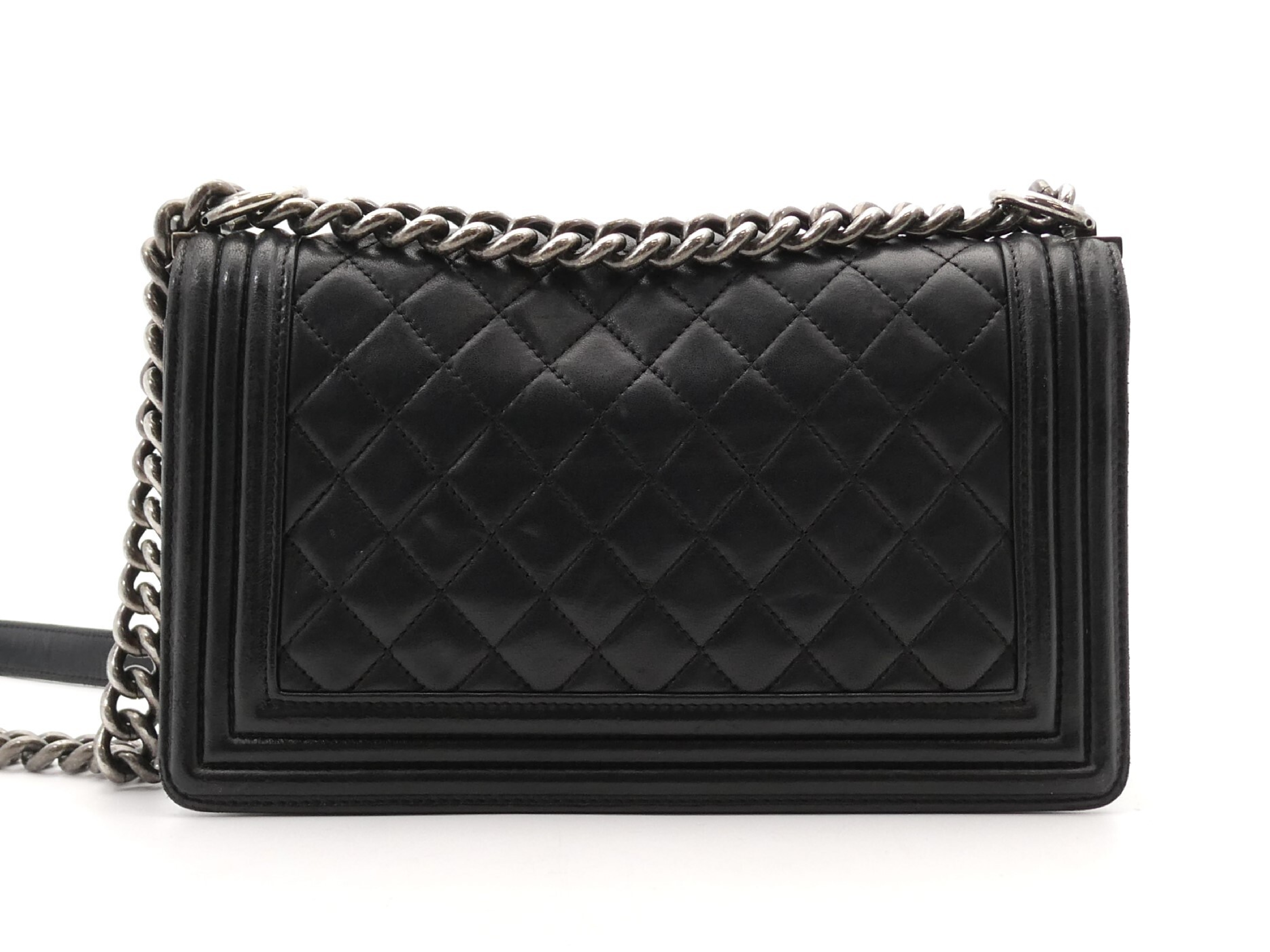 Boy Chanel Matelassé Coco Mark Chain Shoulder Bag — view 2