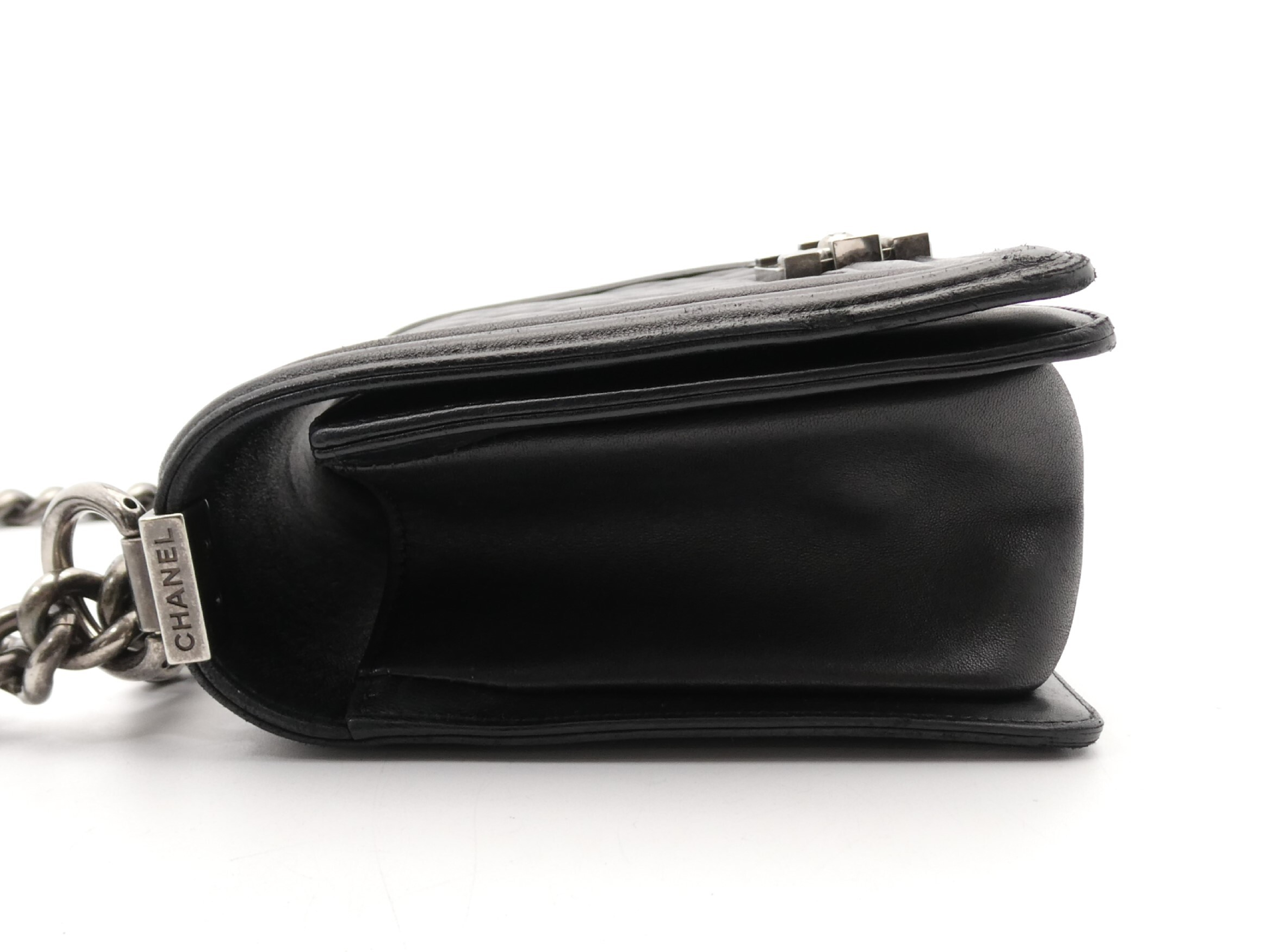 Boy Chanel Matelassé Coco Mark Chain Shoulder Bag — view 3