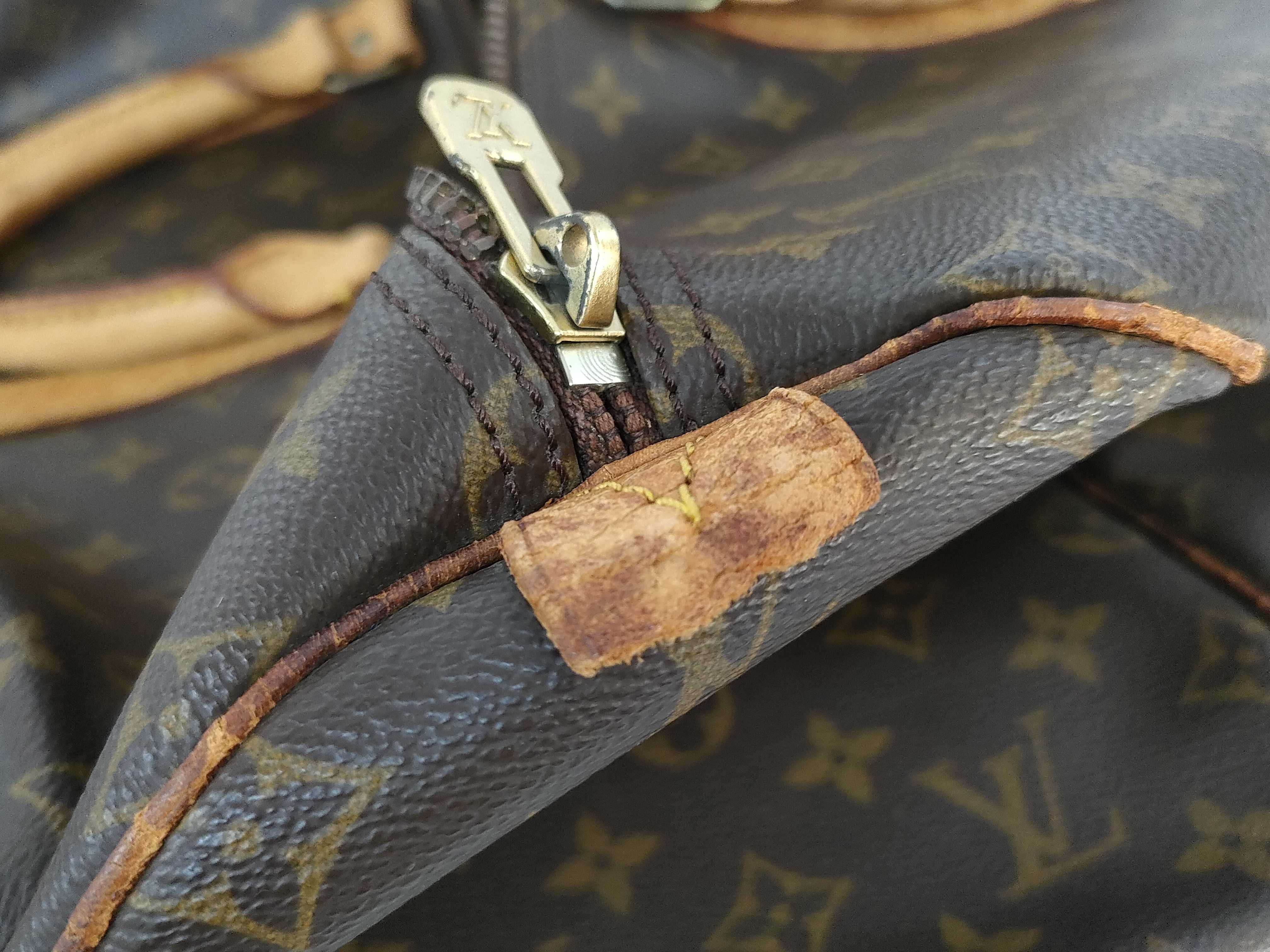 Monogram Louis Vuitton Keepall Monogram Boston Bag — view 11