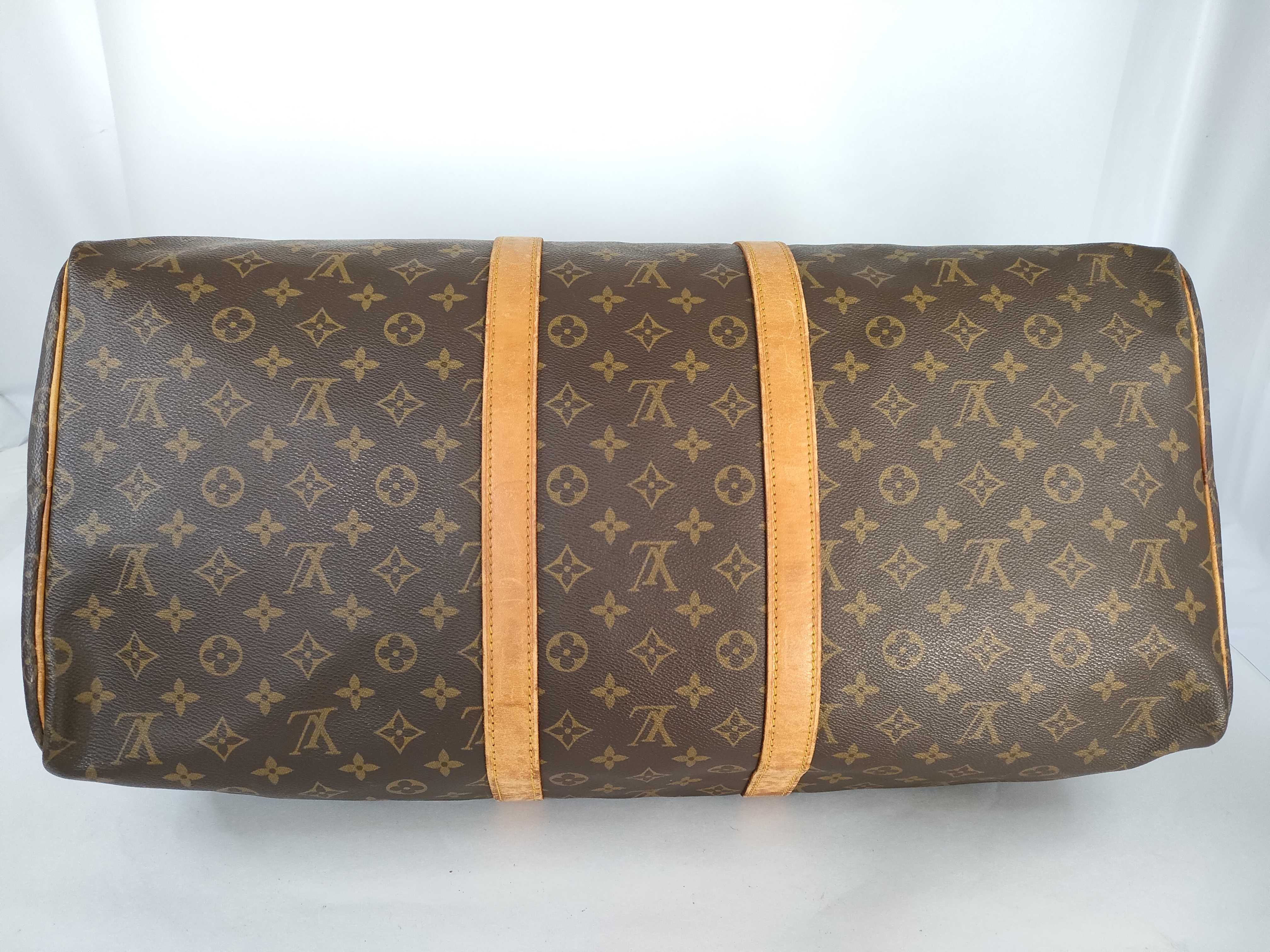 Monogram Louis Vuitton Keepall Monogram Boston Bag — view 7
