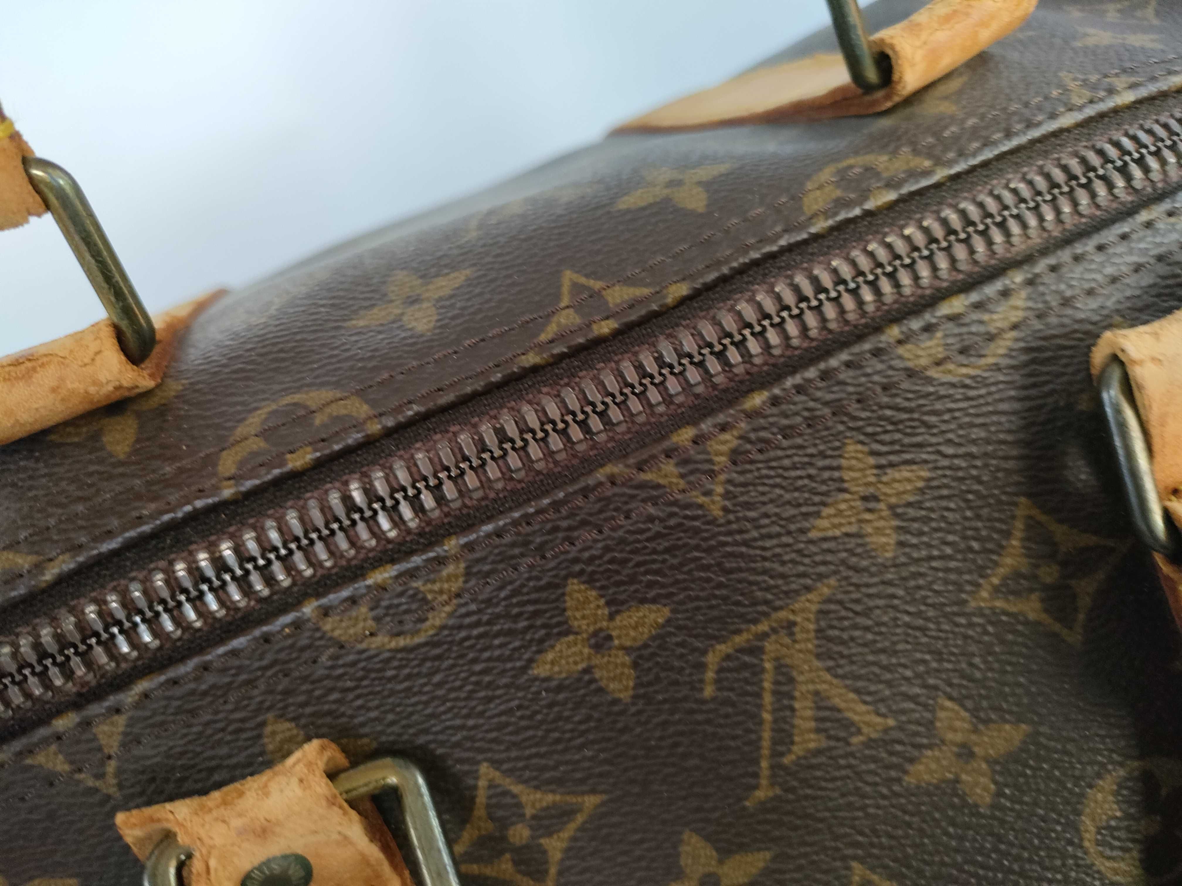 Monogram Louis Vuitton Keepall Monogram Boston Bag — view 8
