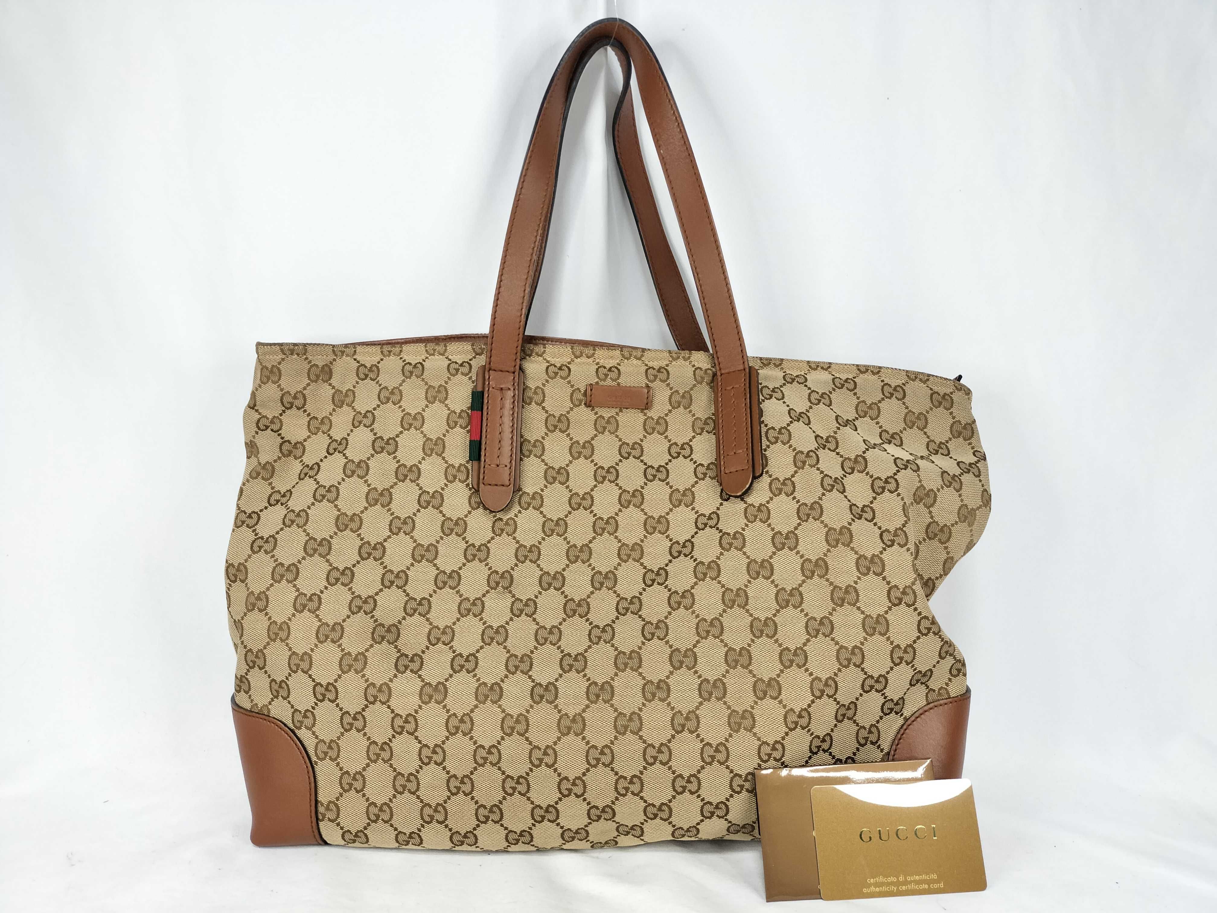 GG Canvas Gucci Tote Bag