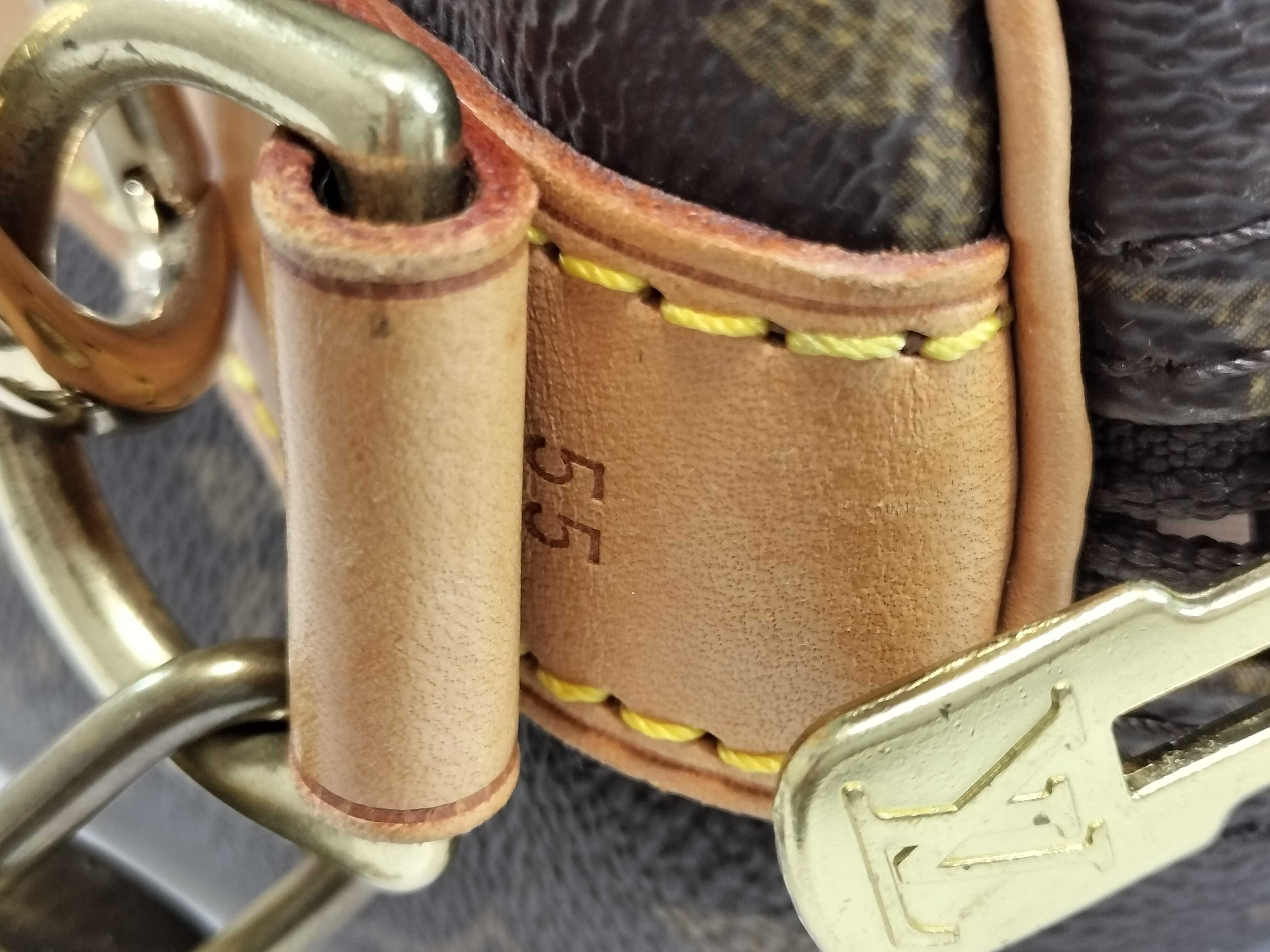 Monogram M41414 Keepall Bandoulière 55 Boston Bag — view 15