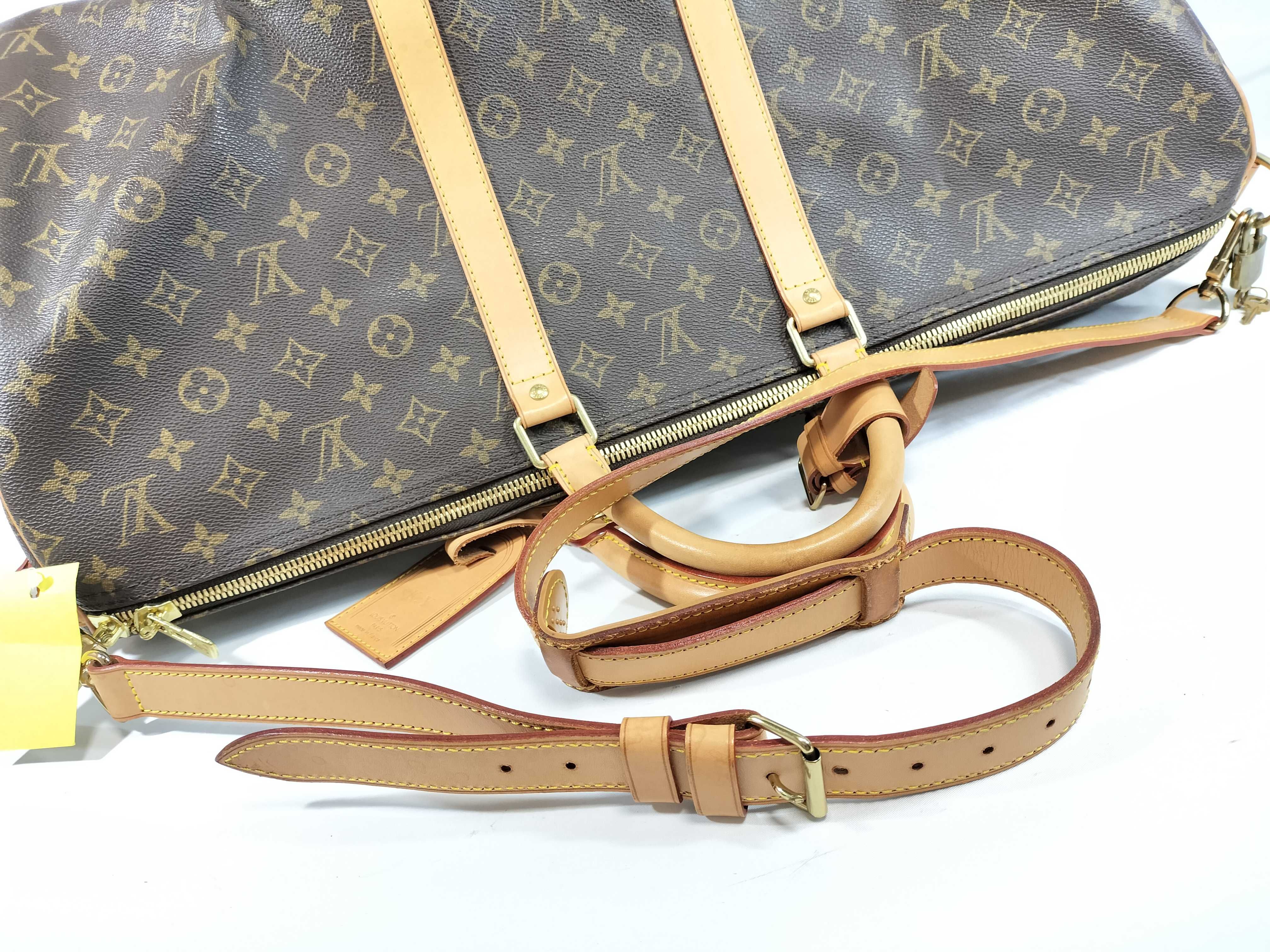 Monogram M41414 Keepall Bandoulière 55 Boston Bag — view 7