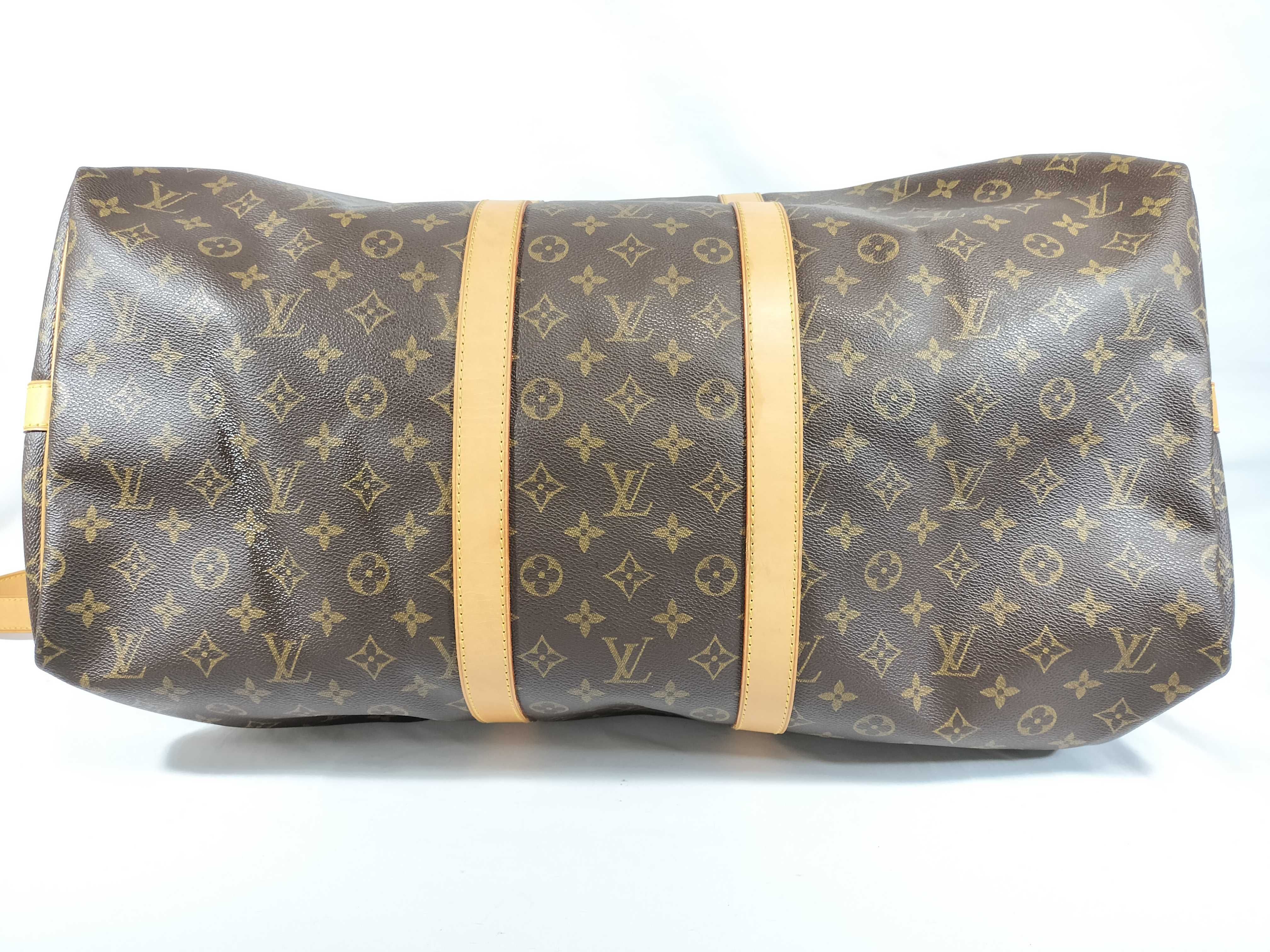 Monogram M41414 Keepall Bandoulière 55 Boston Bag — view 9