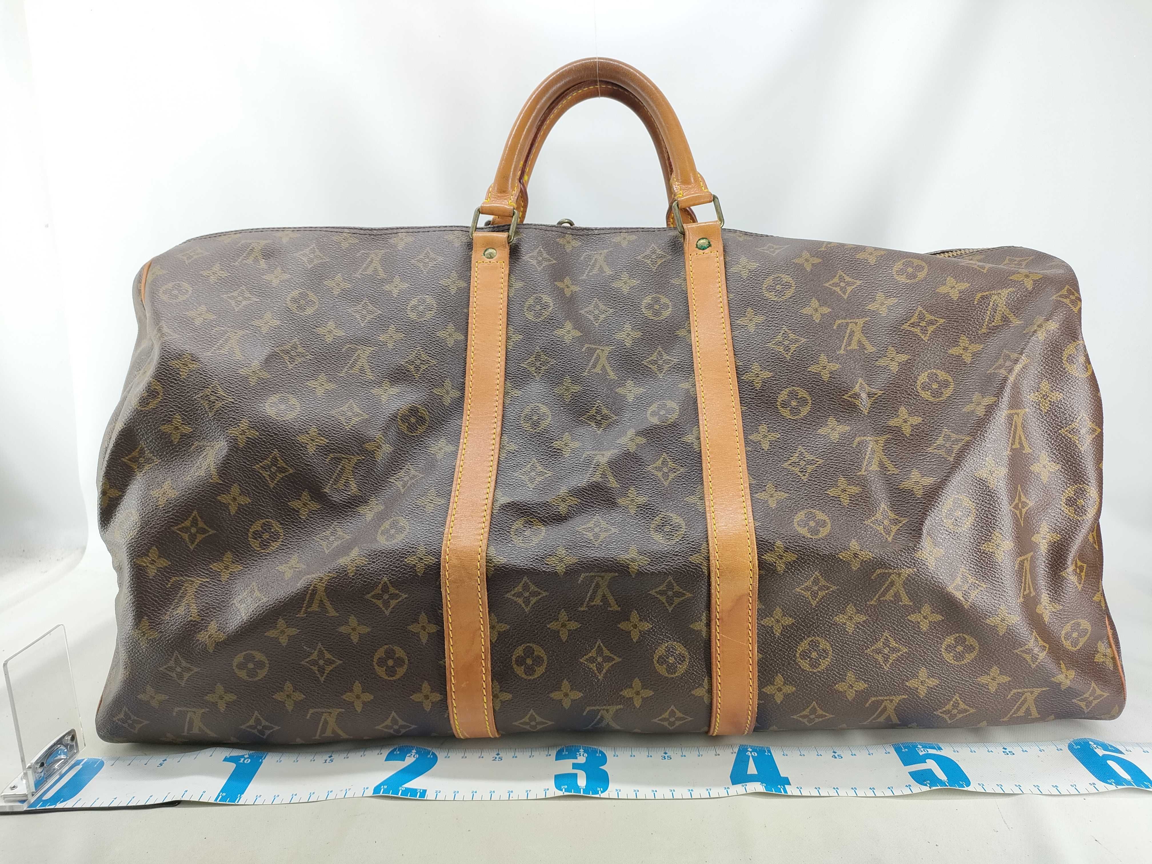 Monogram Vuitton Keepall Bandoulière Boston Bag — view 2