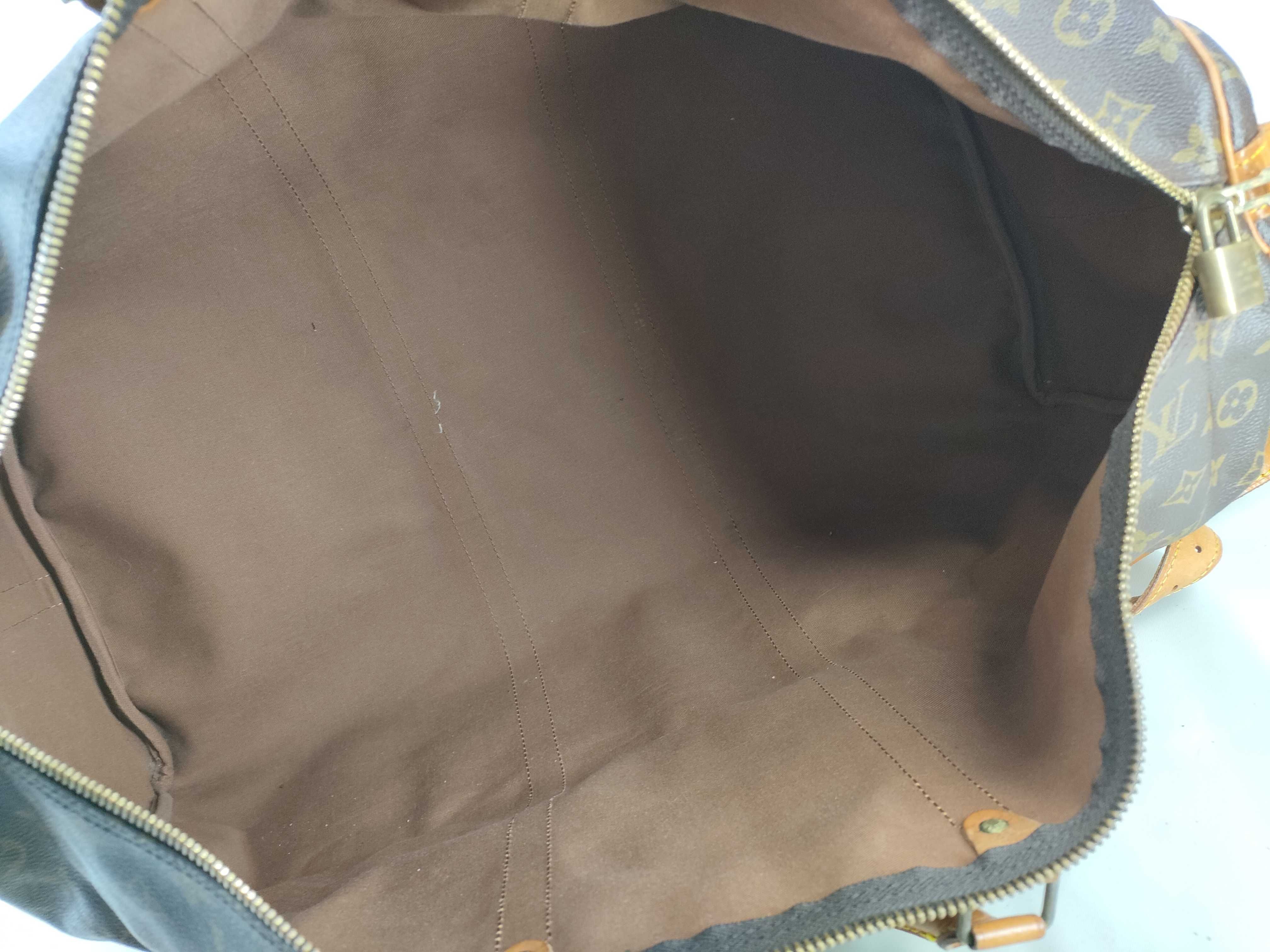 Monogram Vuitton Keepall Bandoulière Boston Bag — view 11