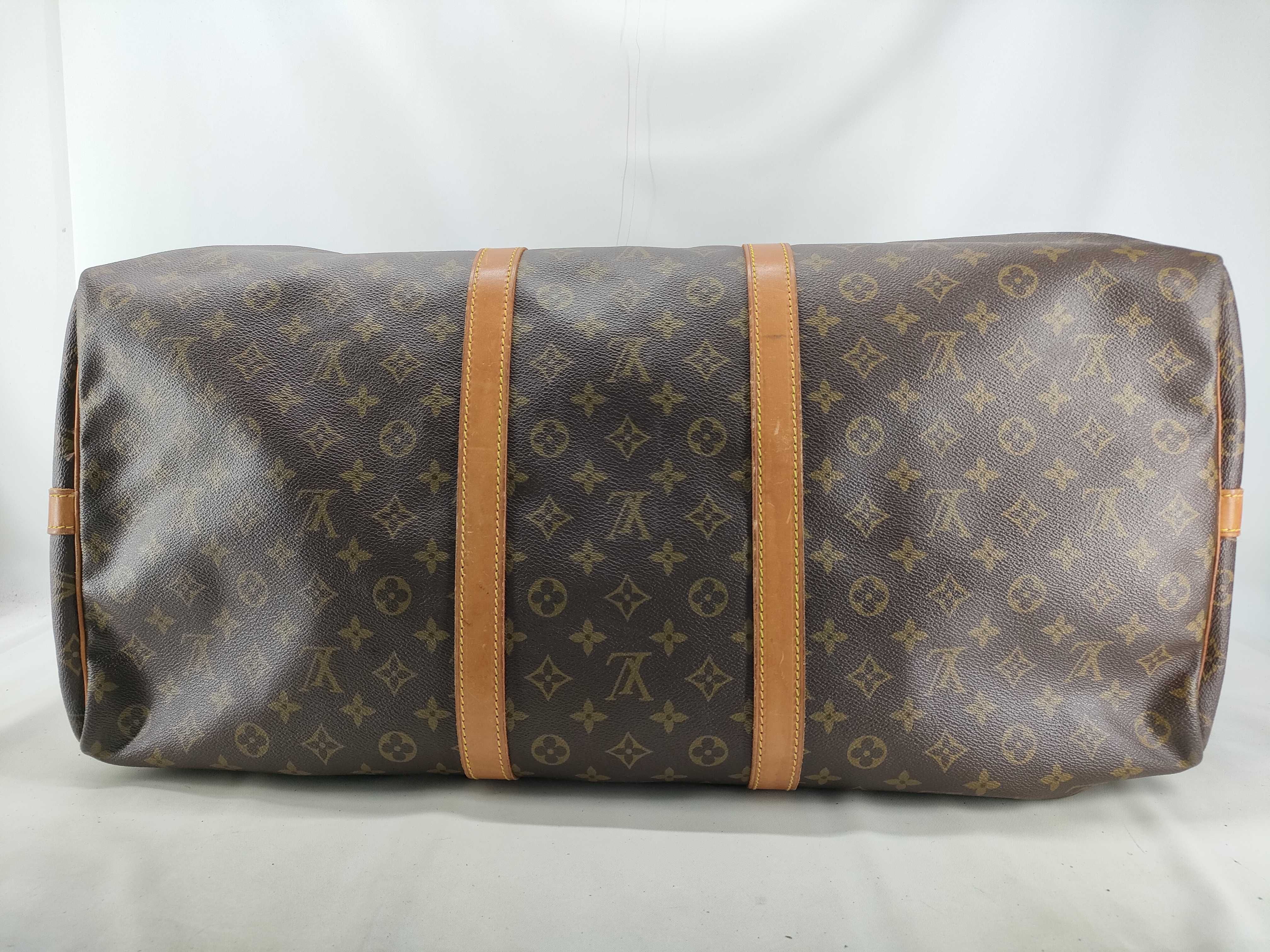Monogram Vuitton Keepall Bandoulière Boston Bag — view 3