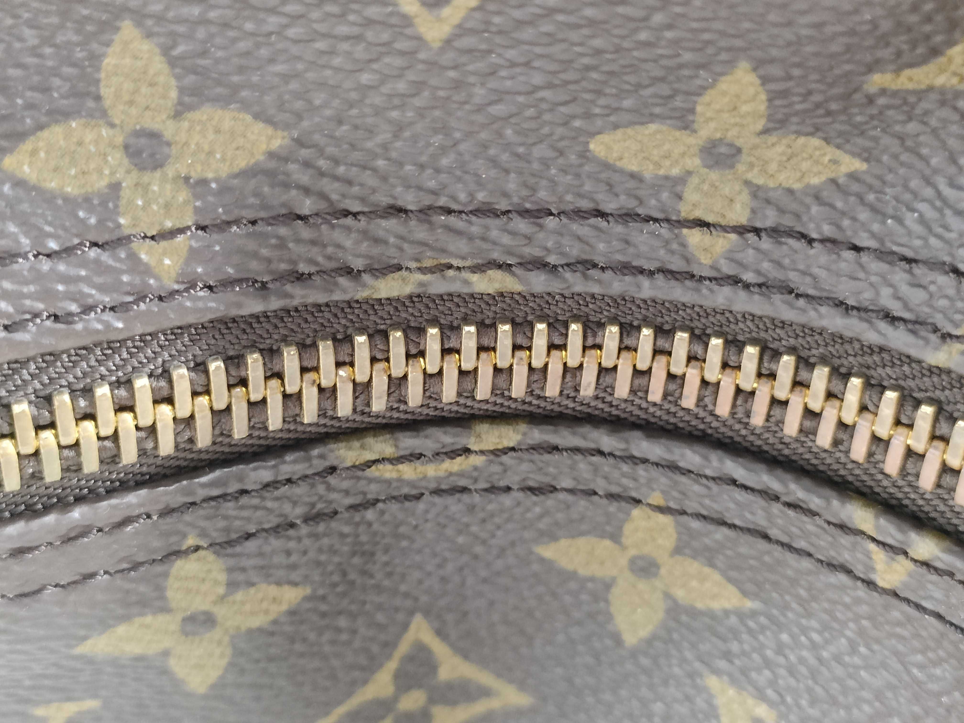 Monogram Vuitton Keepall Bandoulière Boston Bag — view 10