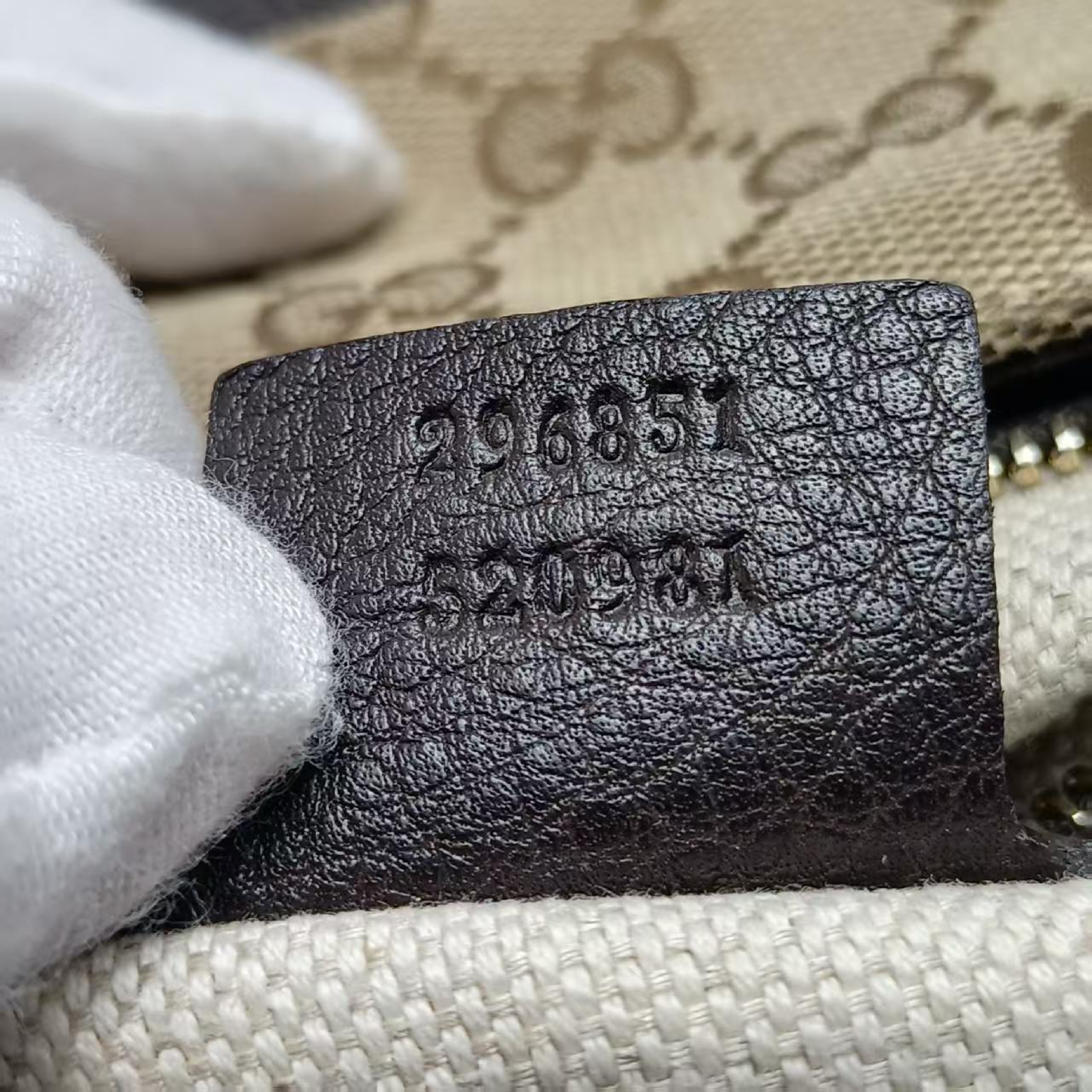 Horsebit Canvas Shoulder Bag 296851 Shoulder Bag — view 12